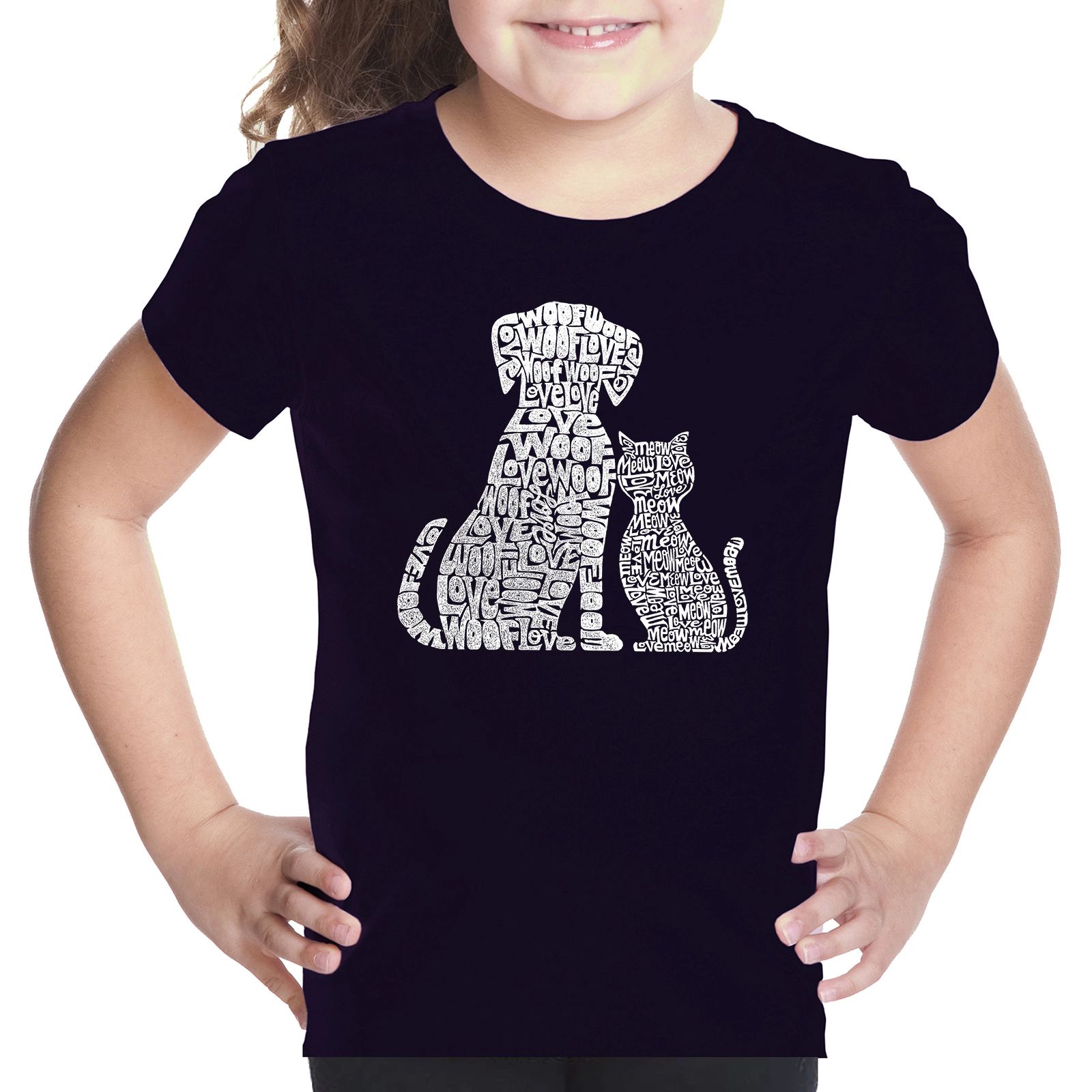 LA Pop Art Girls Word T-Shirt