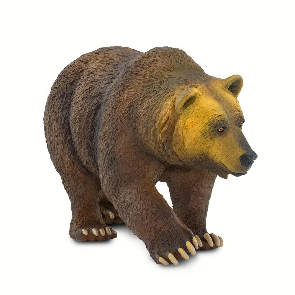 Safari Ltd. - Grizzly Bear Kids Toy Figure