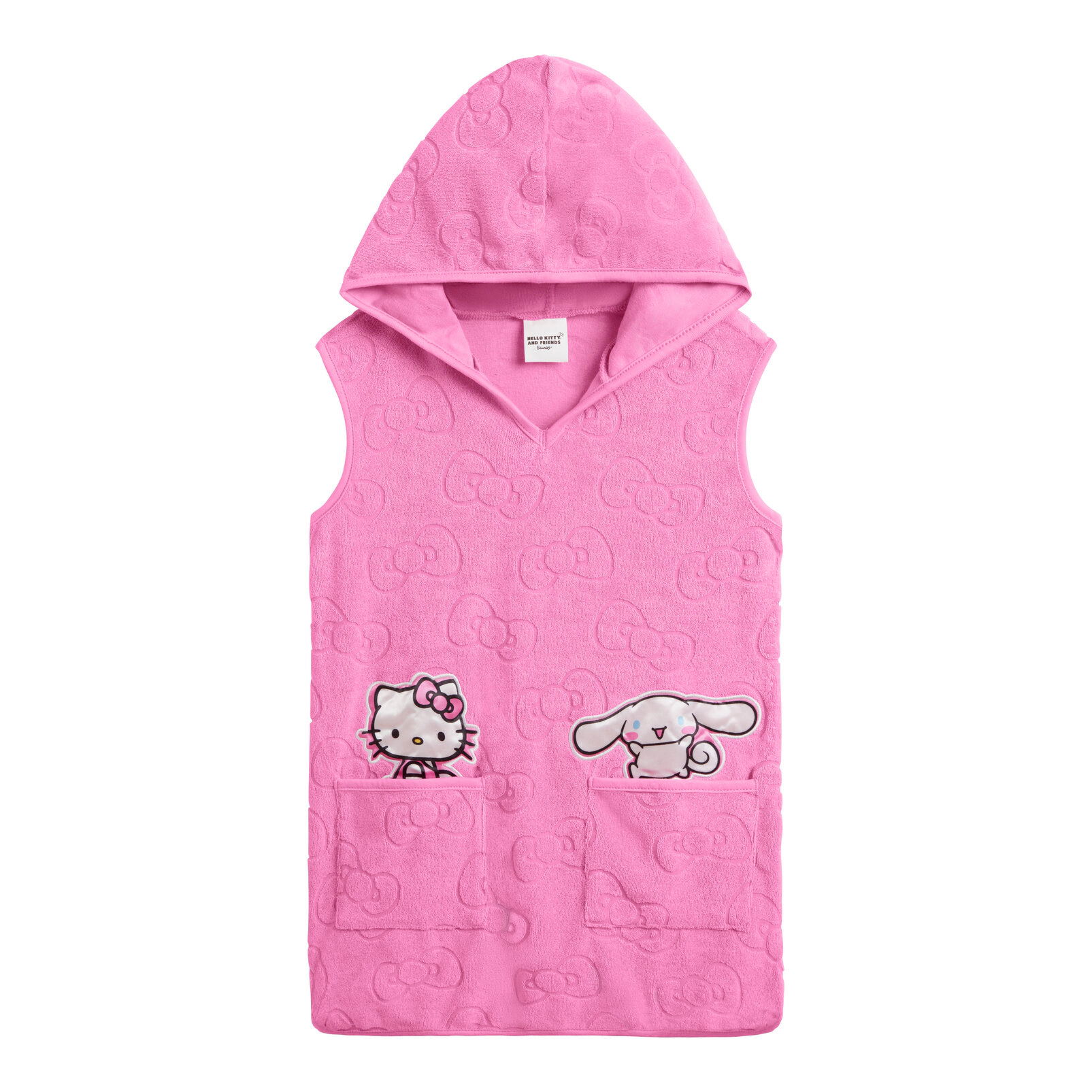 Hello Kitty Girls' Sleeveless Hooded Swim Coverup