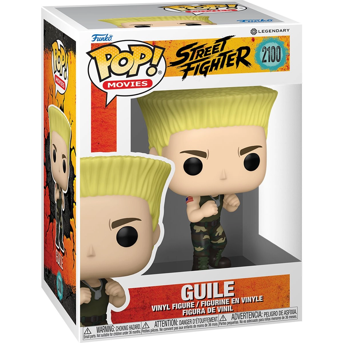 Funko Pop! Street Fighter Movie: Guile #2100