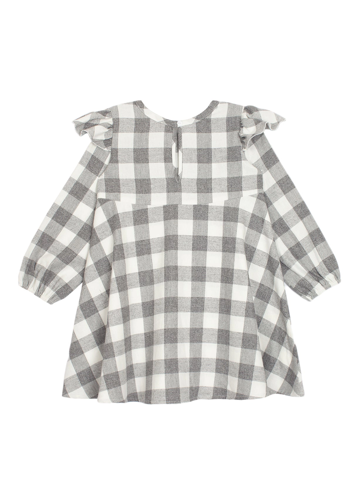 Isobella and Chloe Harper Ash Bow Flannel Dress