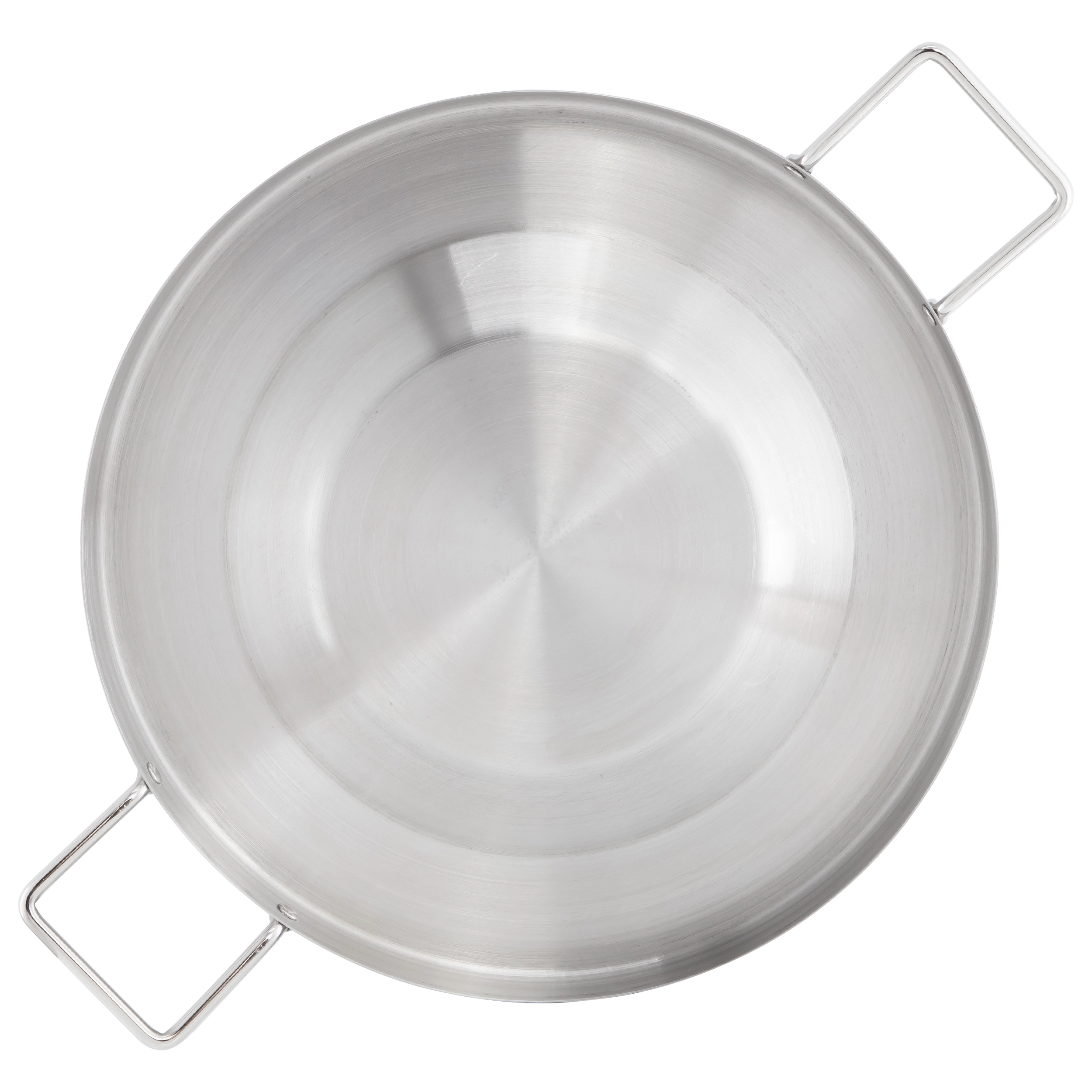 Oster Mercato 15.7 Inch Round Stainless Steel Convex Comal with Handles