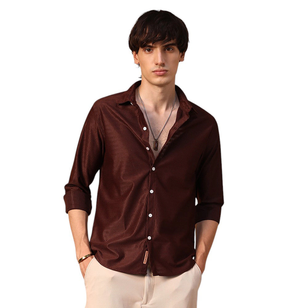 Solid Honeycomb Shirt