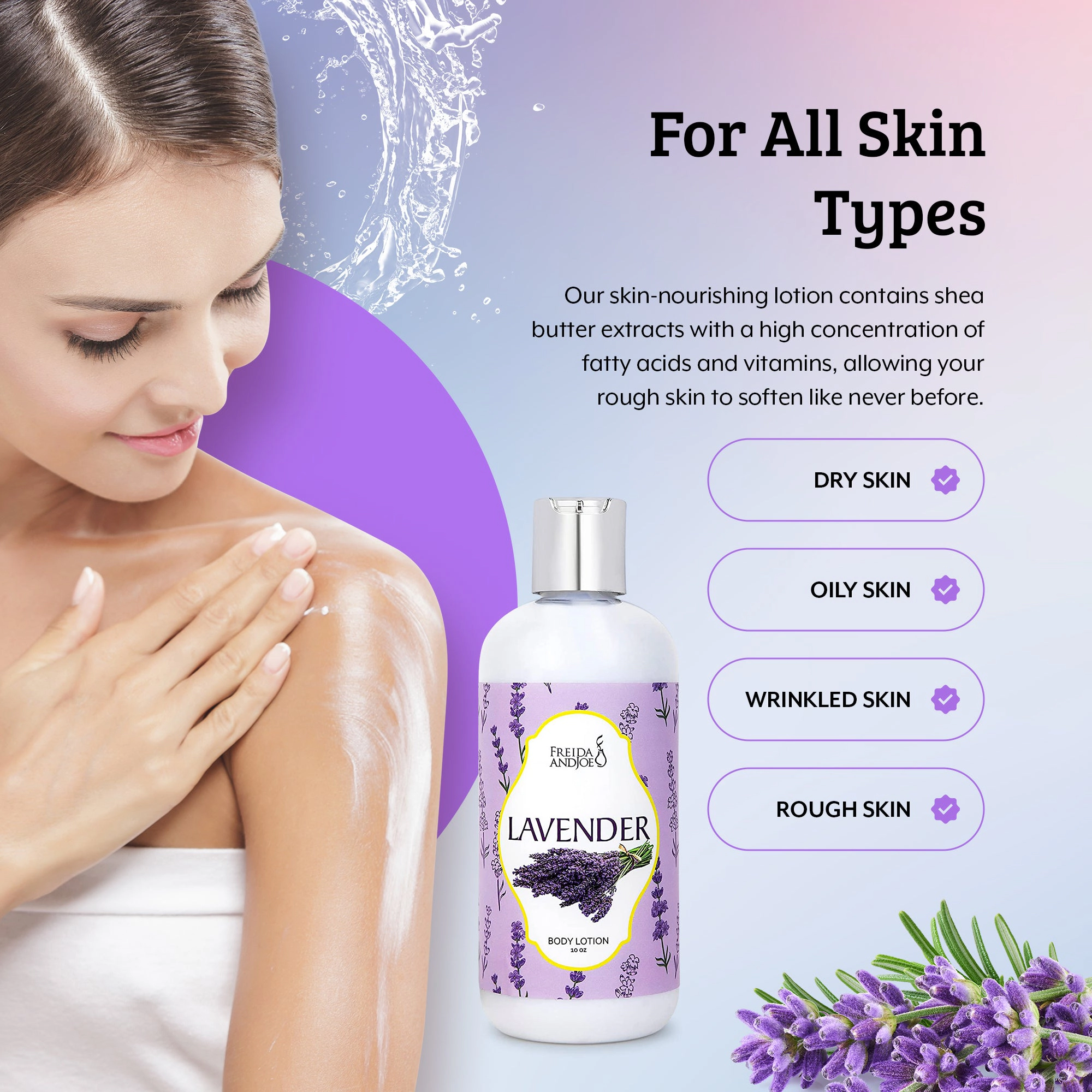 Freida and Joe Women Freida and Joe Lavender Body Lotion