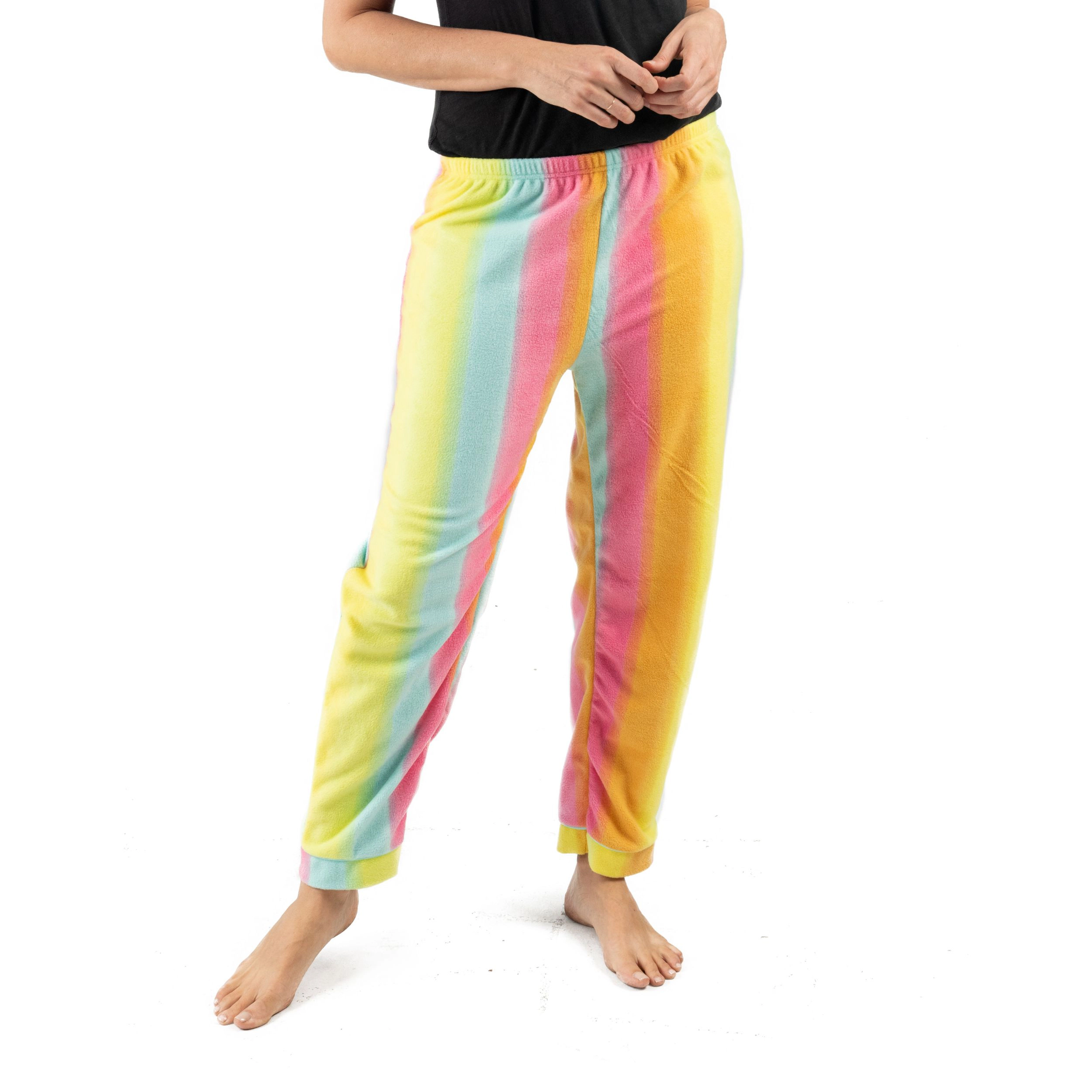 Leveret Women's Tie Dye Fleece Pants