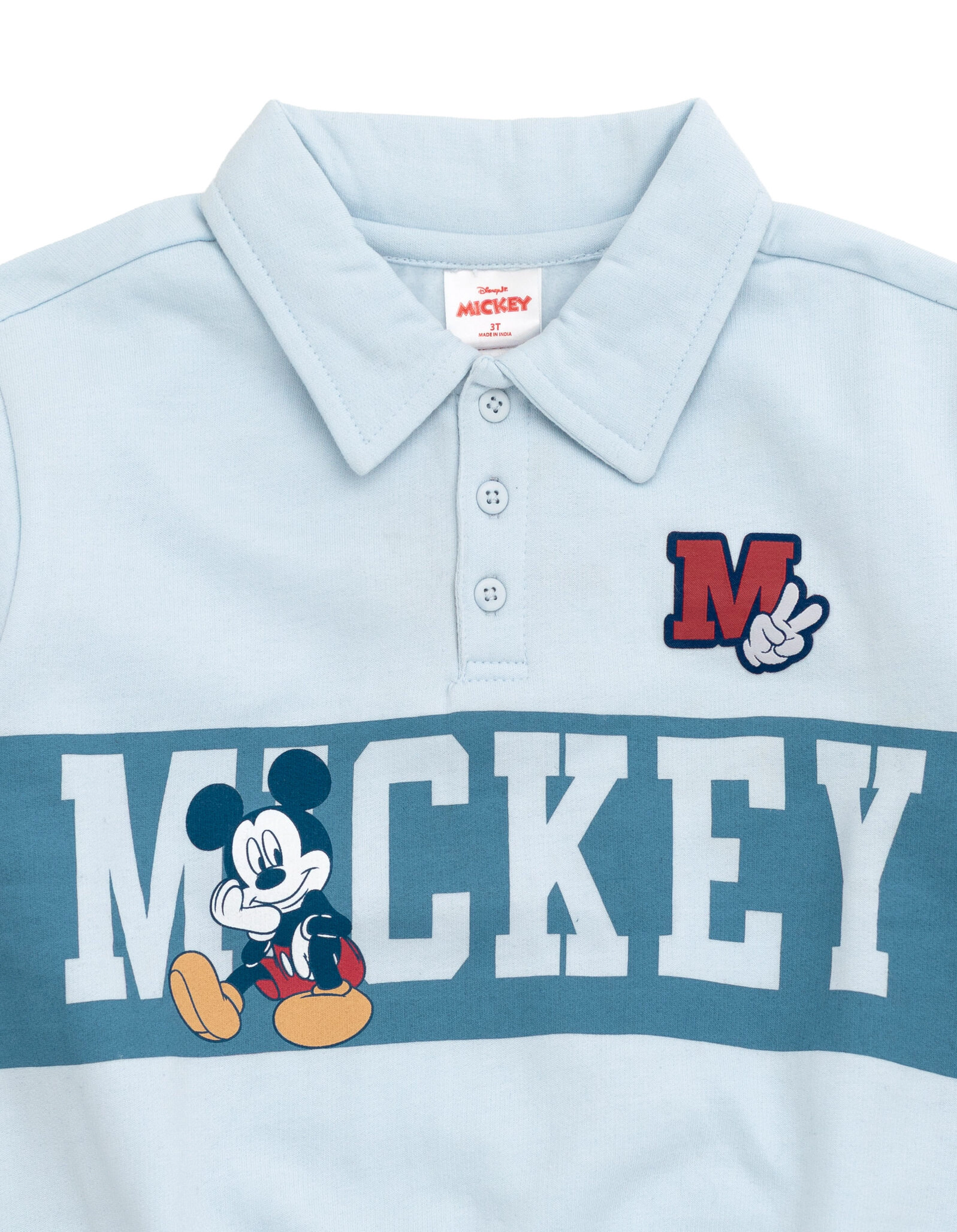 Disney Mickey Mouse Boys' 2-Piece Fleece Polo and Pants Set