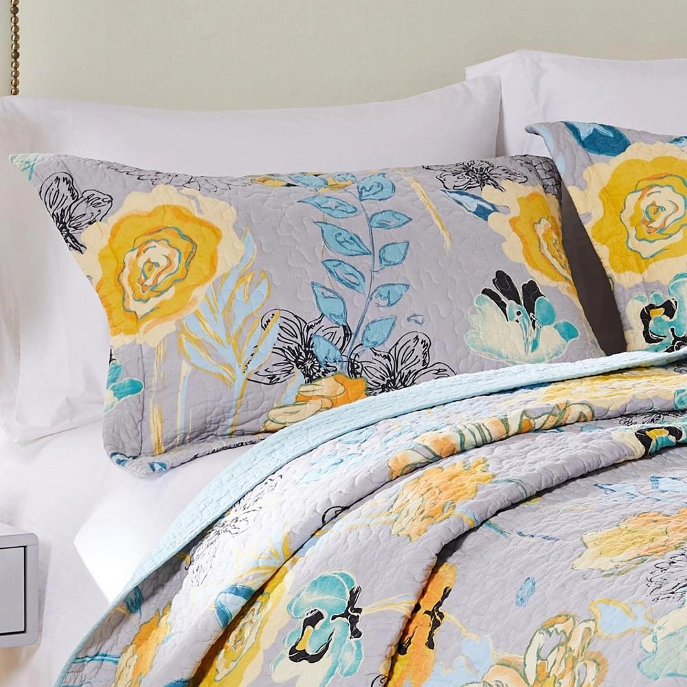 Greenland Home Fashion Watercolor Dream 100% Cotton Quilted Pillow Sham