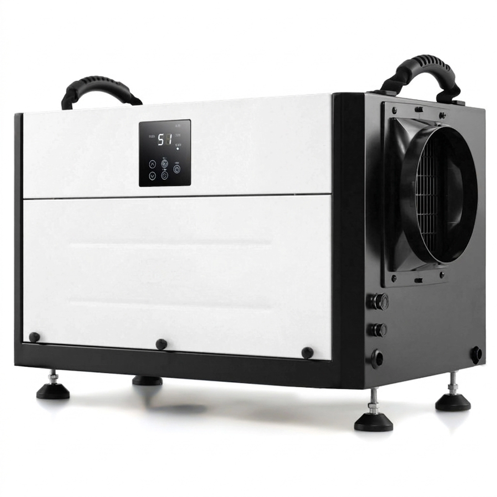 SUGIFT White 1900-Sq-Ft 155-Pint Crawl Space Dehumidifier with 3 Modes and 24H Timer 23-in W 15-in D 14-in H