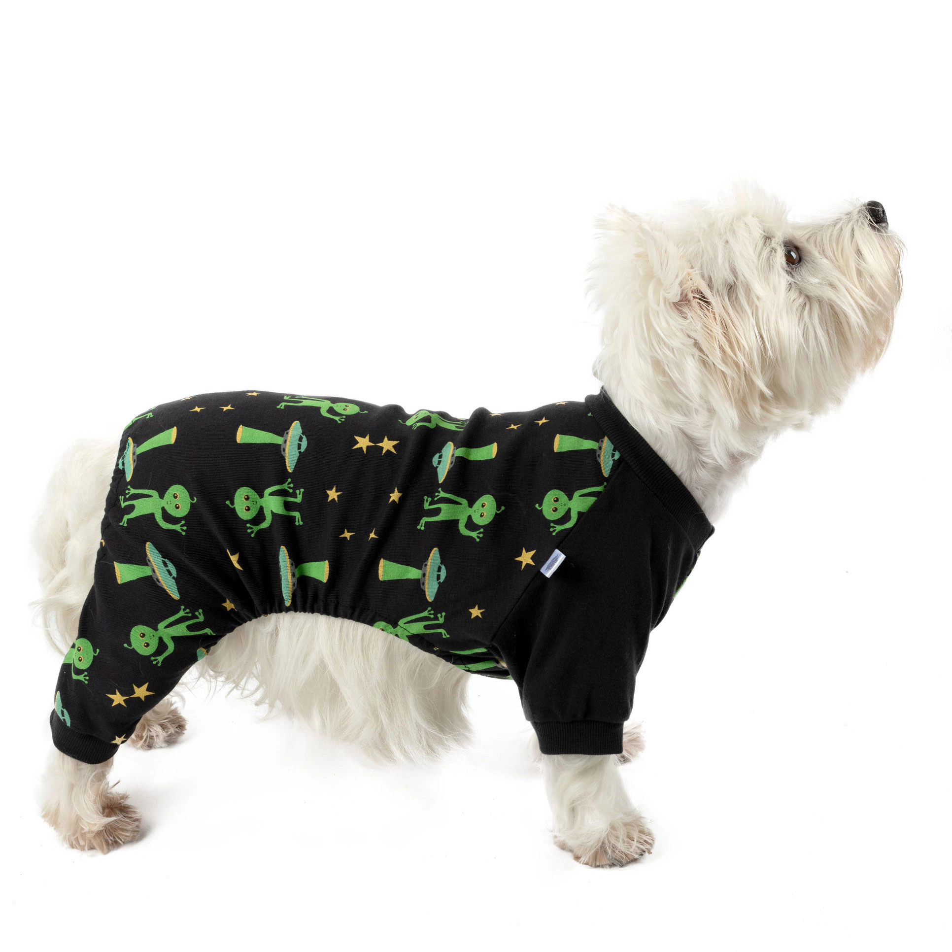 Leveret Dog Cotton Alien Halloween Pajamas