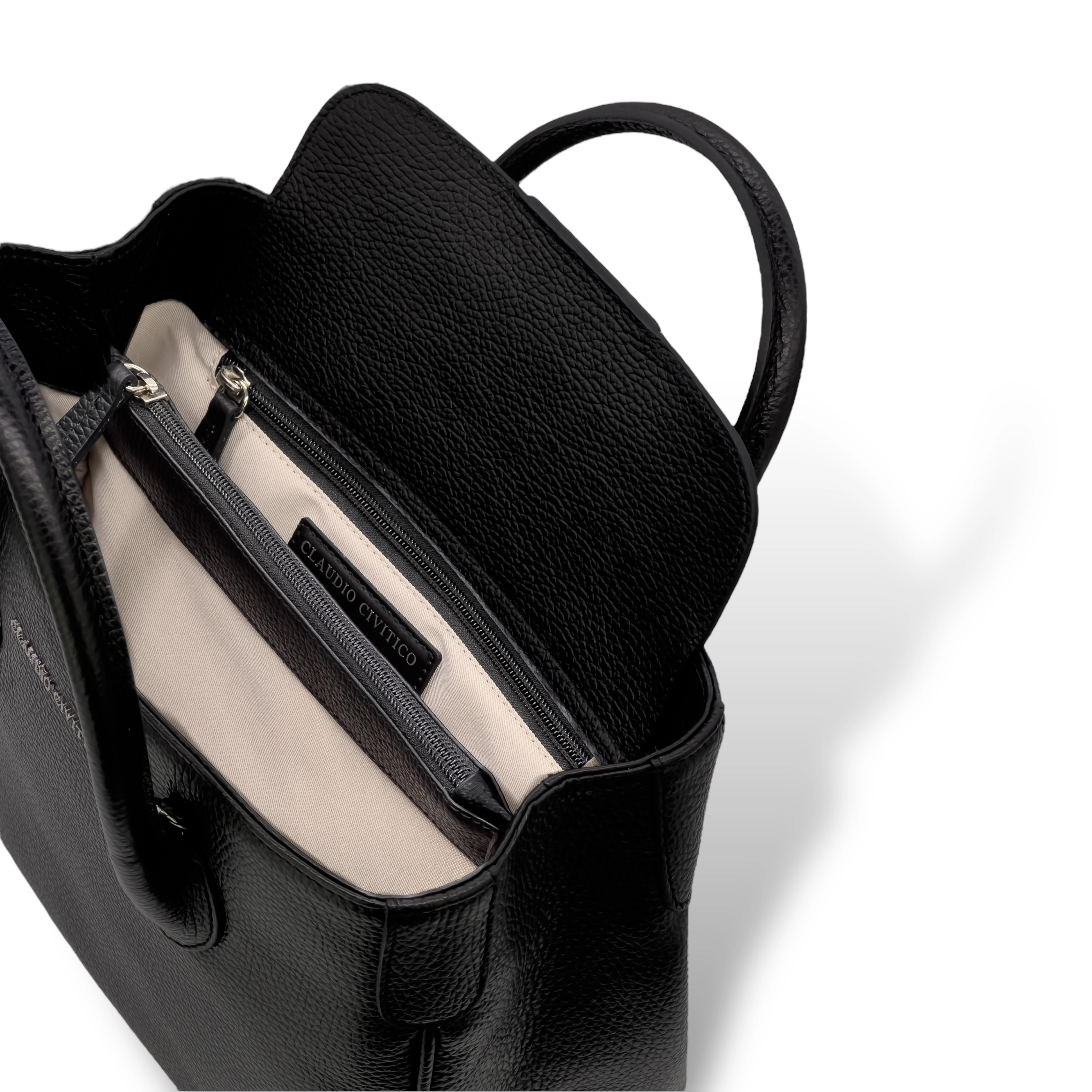 Claudio Civitico - Hestia Women's 100% Italian Leather Satchel Bag