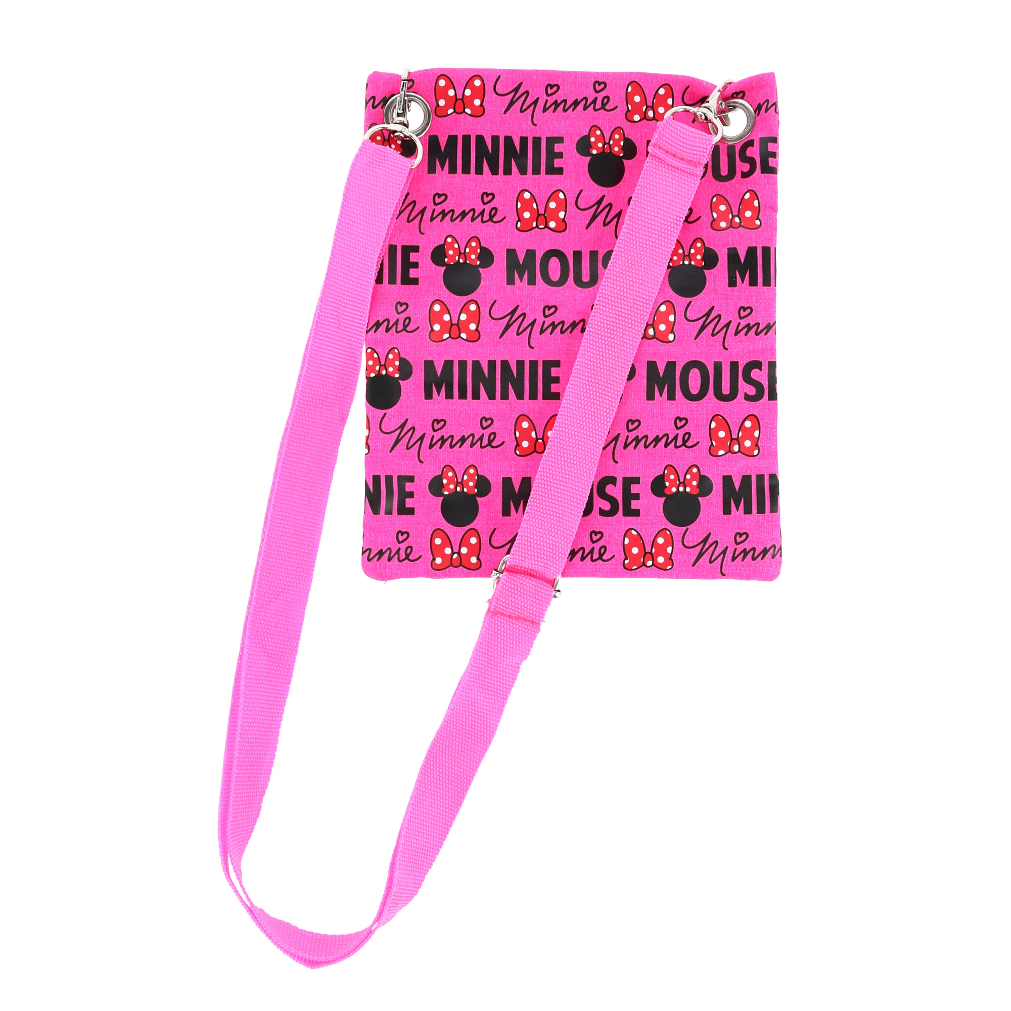 Jerry Leigh Disney Minnie Mouse Ears & Bow Passport Crossbody Bag