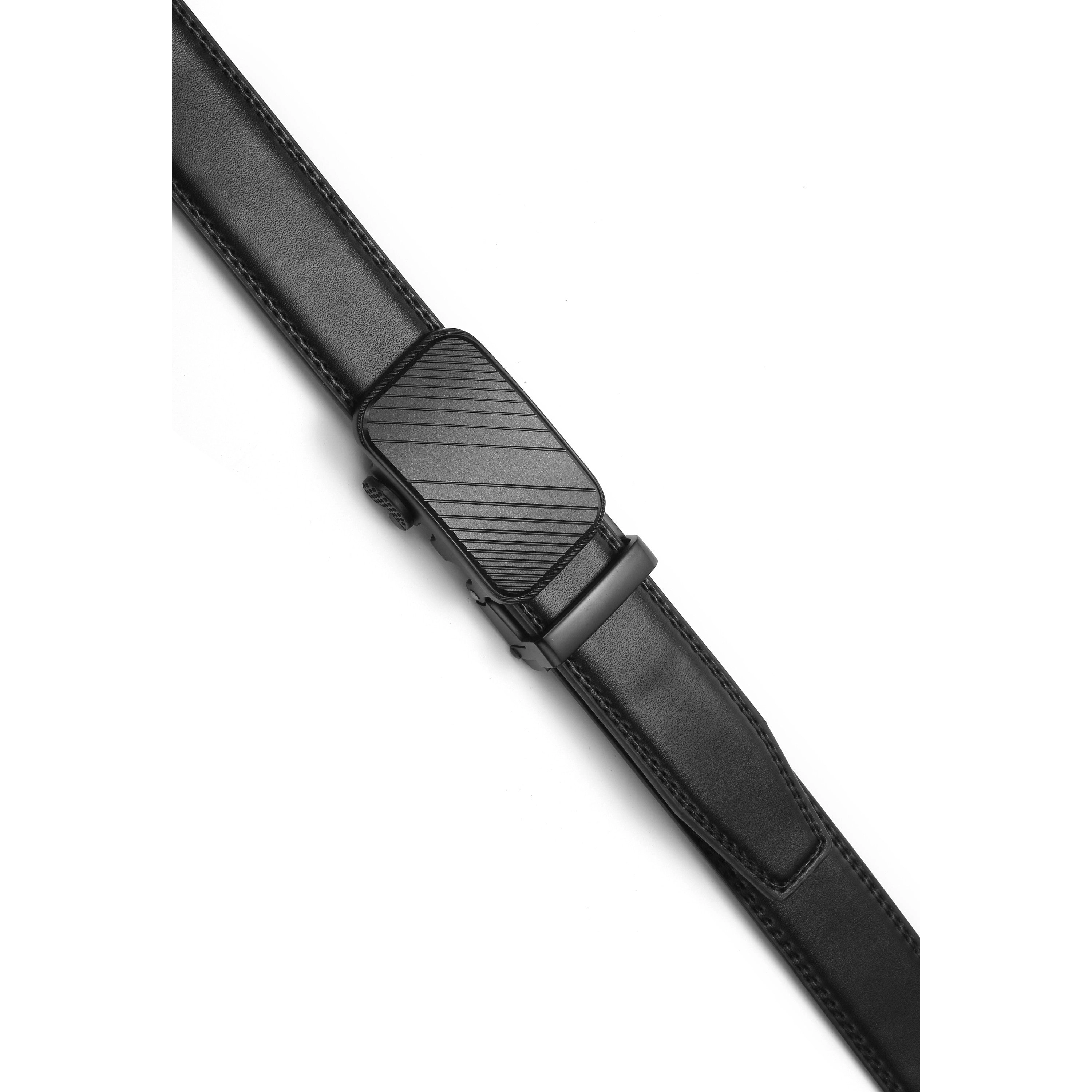Mio Marino Mens Classic Adjustable Ratchet Leather Dress Belt