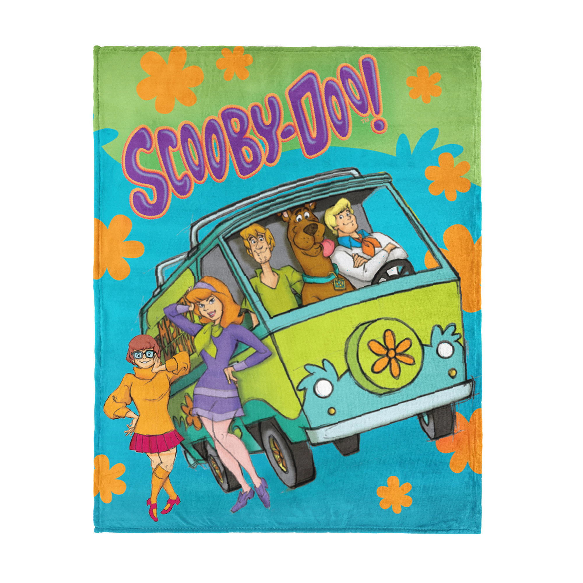 Sweet Home Collection Kids Scooby-Doo Gang Pop Micro Raschel Throw Blanket 46"x60"