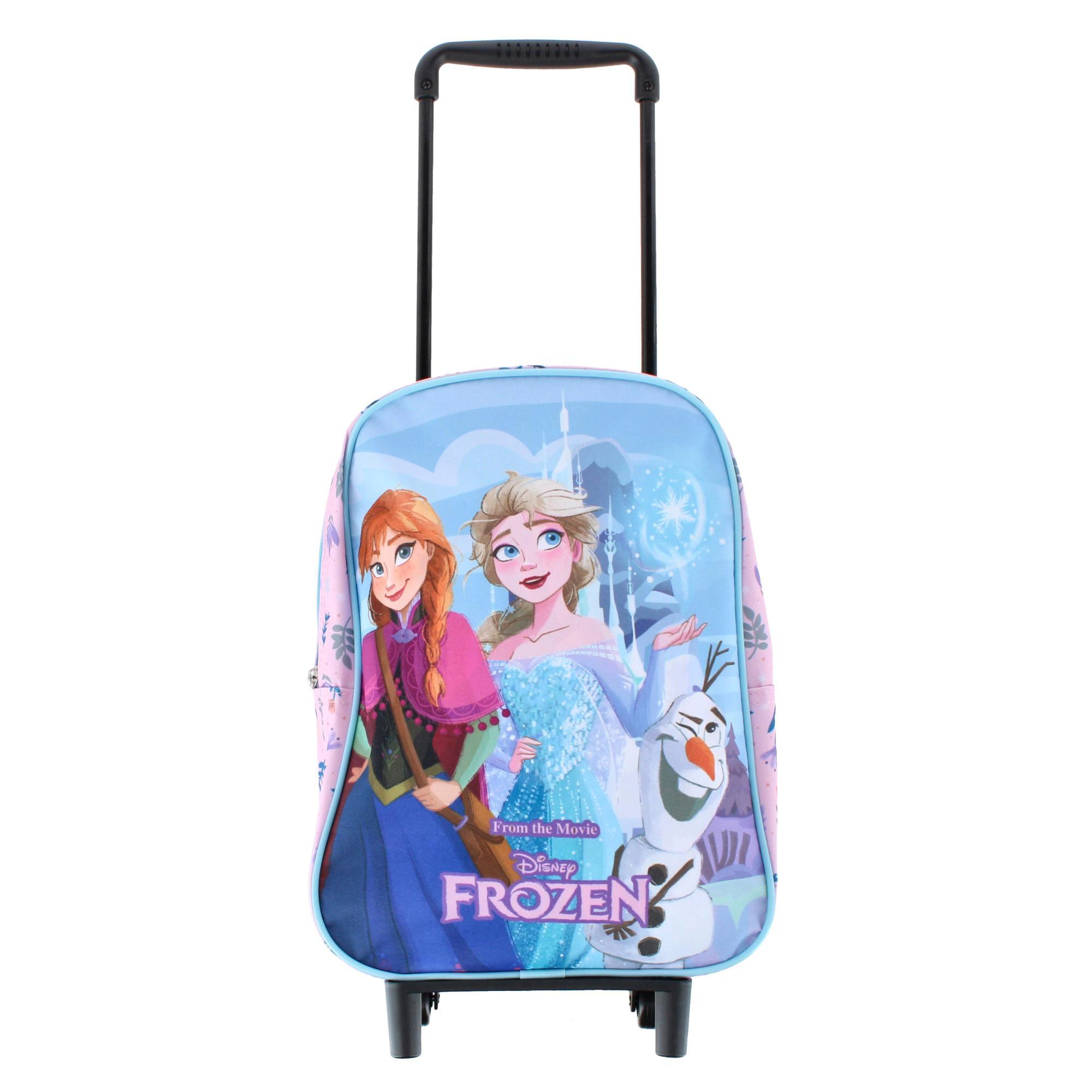 Textiel Trade Girls Anna & Elsa Frozen Rolling Backpack