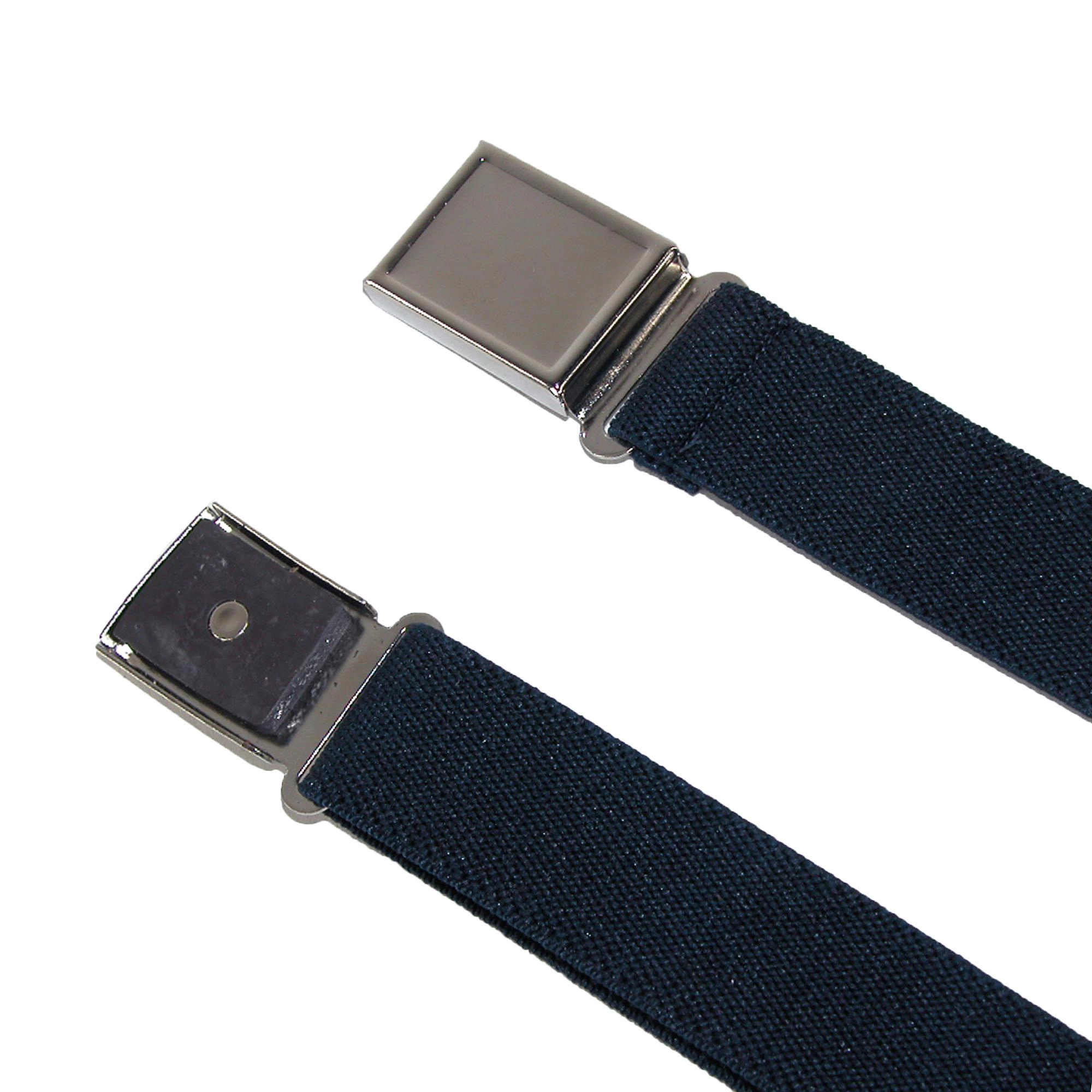 CTM Kids' Adjustable Elastic Belt with Magnetic Buckle (Pack of 3)