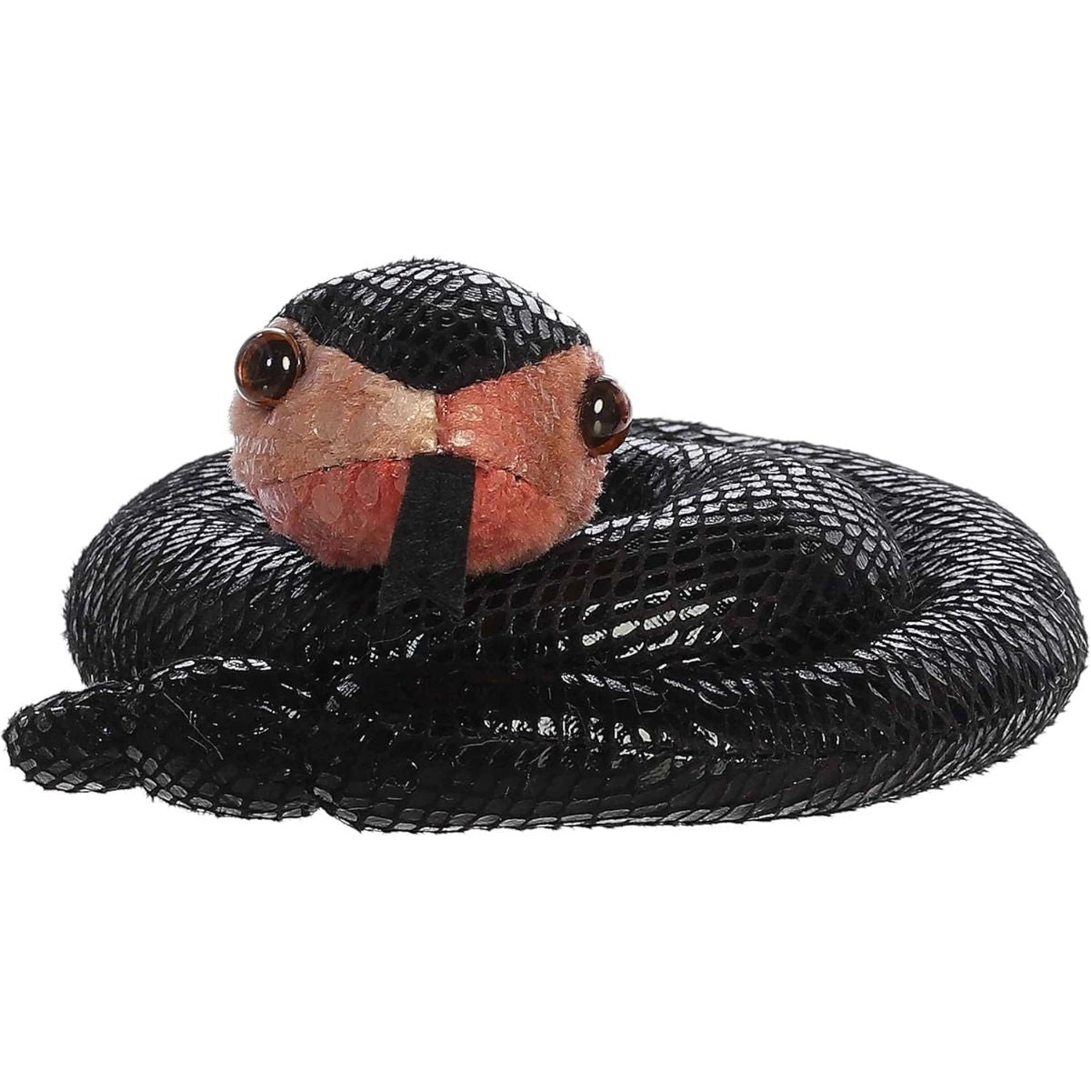 Aurora Mini Flopsie Bella Black Snake 6-Inch Stuffed Animal Plush