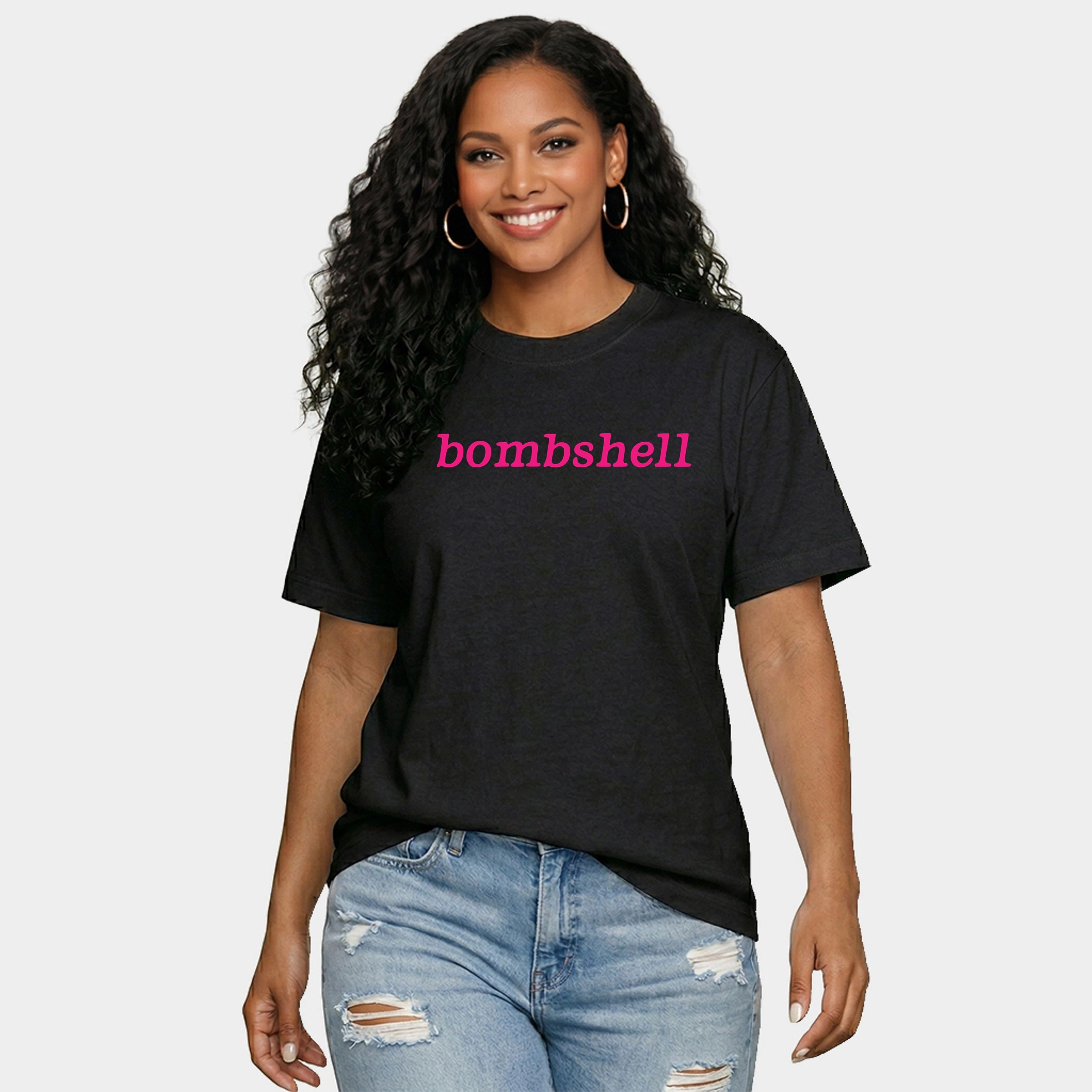 Simply Sage Market - Women's Relaxed Boxy Tee Bombshell Modern