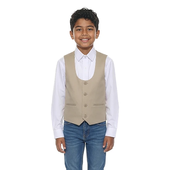Zegarie Little & Big Boys Tailored Fit Suit Separates Vest Only
