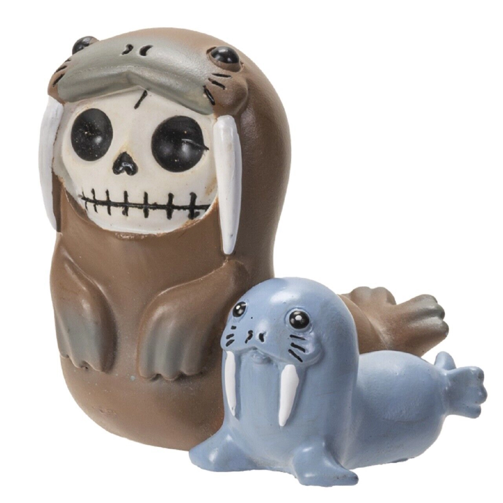 Pacific Giftware Furrybones Utchi Walrus Skeleton in Costume Figurine 2.5 Inch