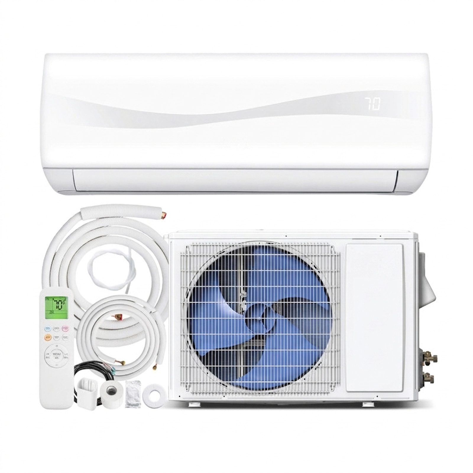 SUGIFT 18000-BTU 19-SEER2 208-230V 1250-sq ft 1.5-Ton Ductless Mini Split Air Conditioner with Heat Pump