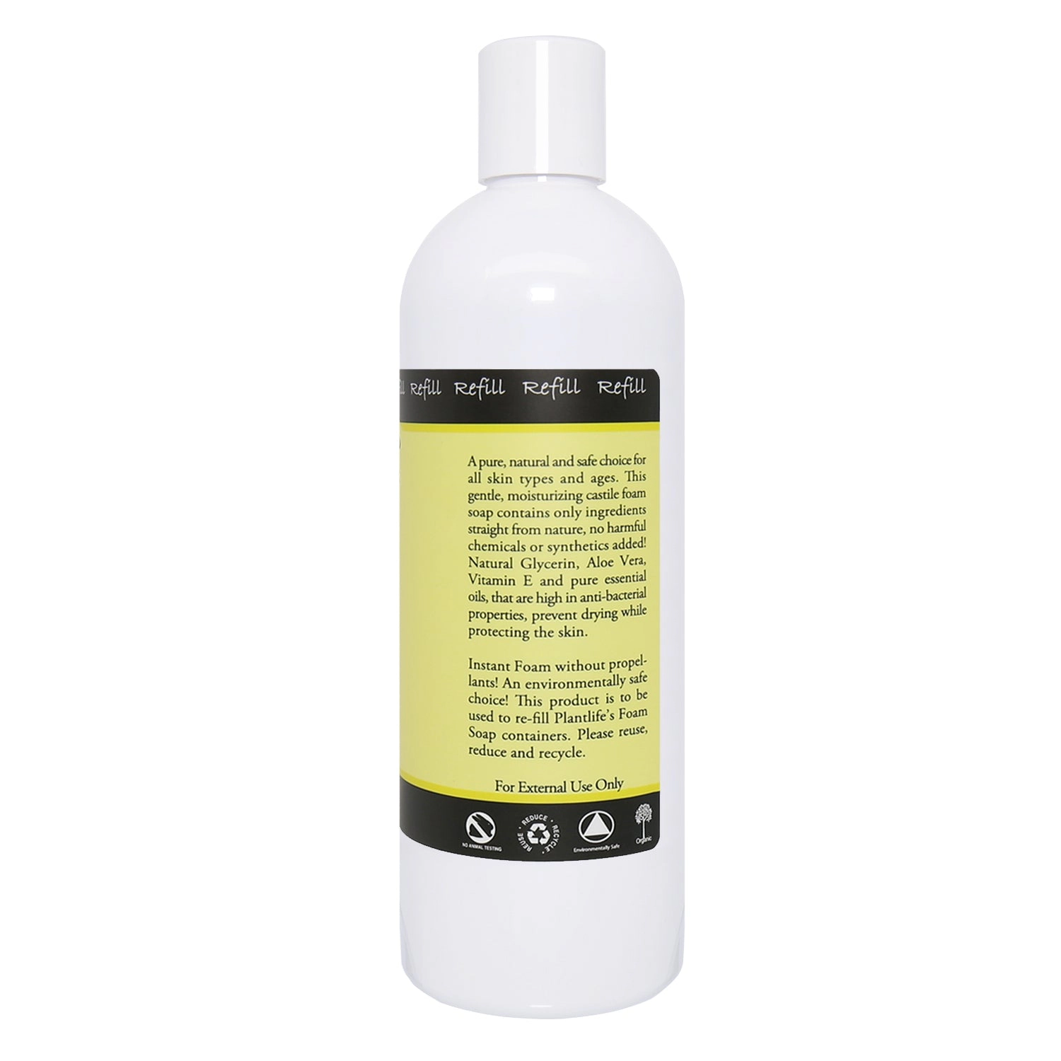 Plantlife Lemongrass Hand & Body Foam Soap Refill