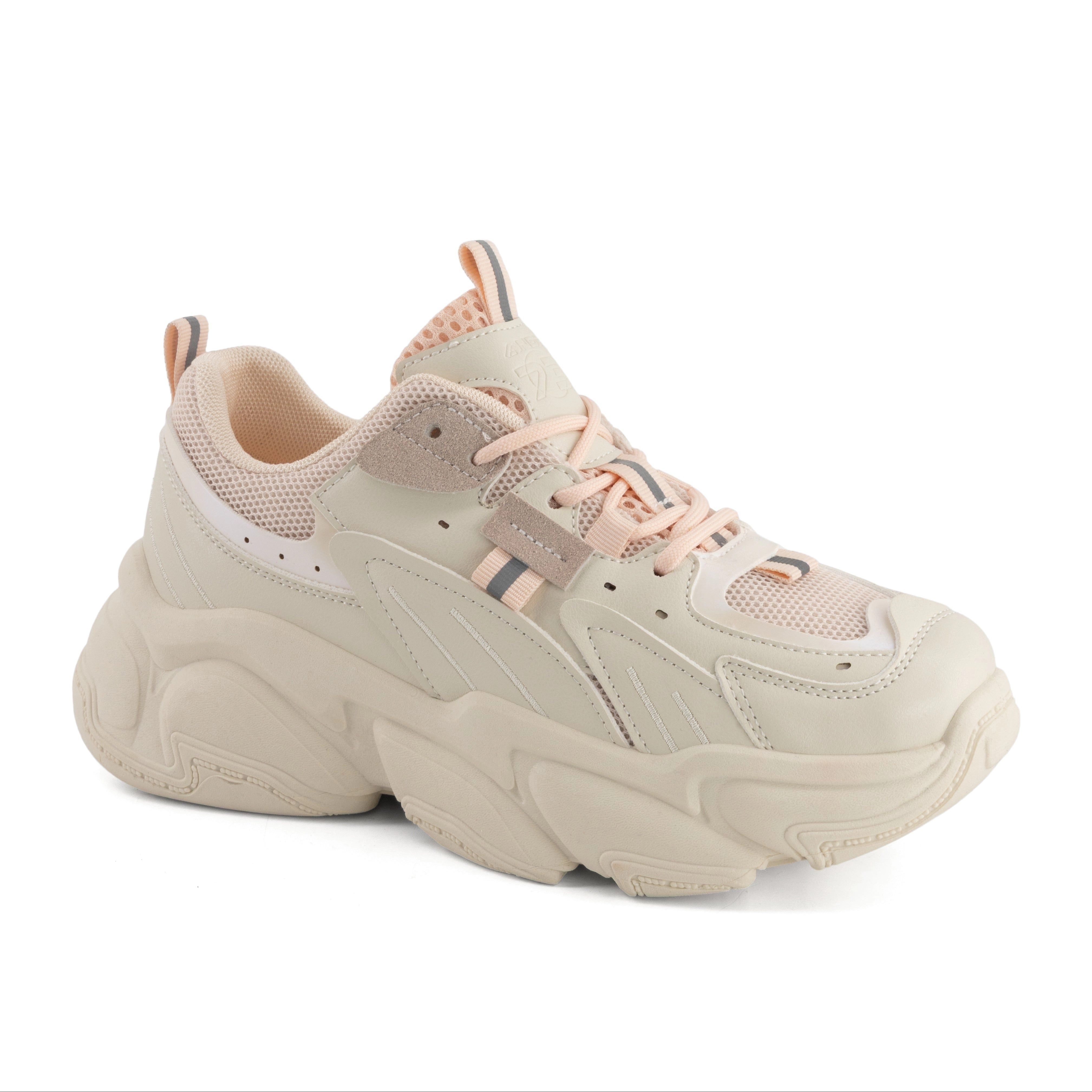 Andrea Womens Chunky Fashion Sneakers With Platform Sole