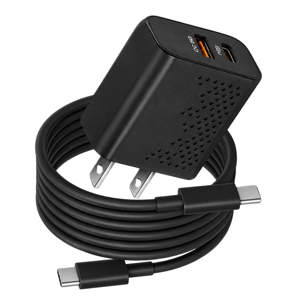 Qixxronics Super Fast Charger USBC 35W 6FT Cable TypeC for Motorola, OnePlus, Samsung Galaxy, iPhone 17/16/15, Google Pixel 6 7 8 9