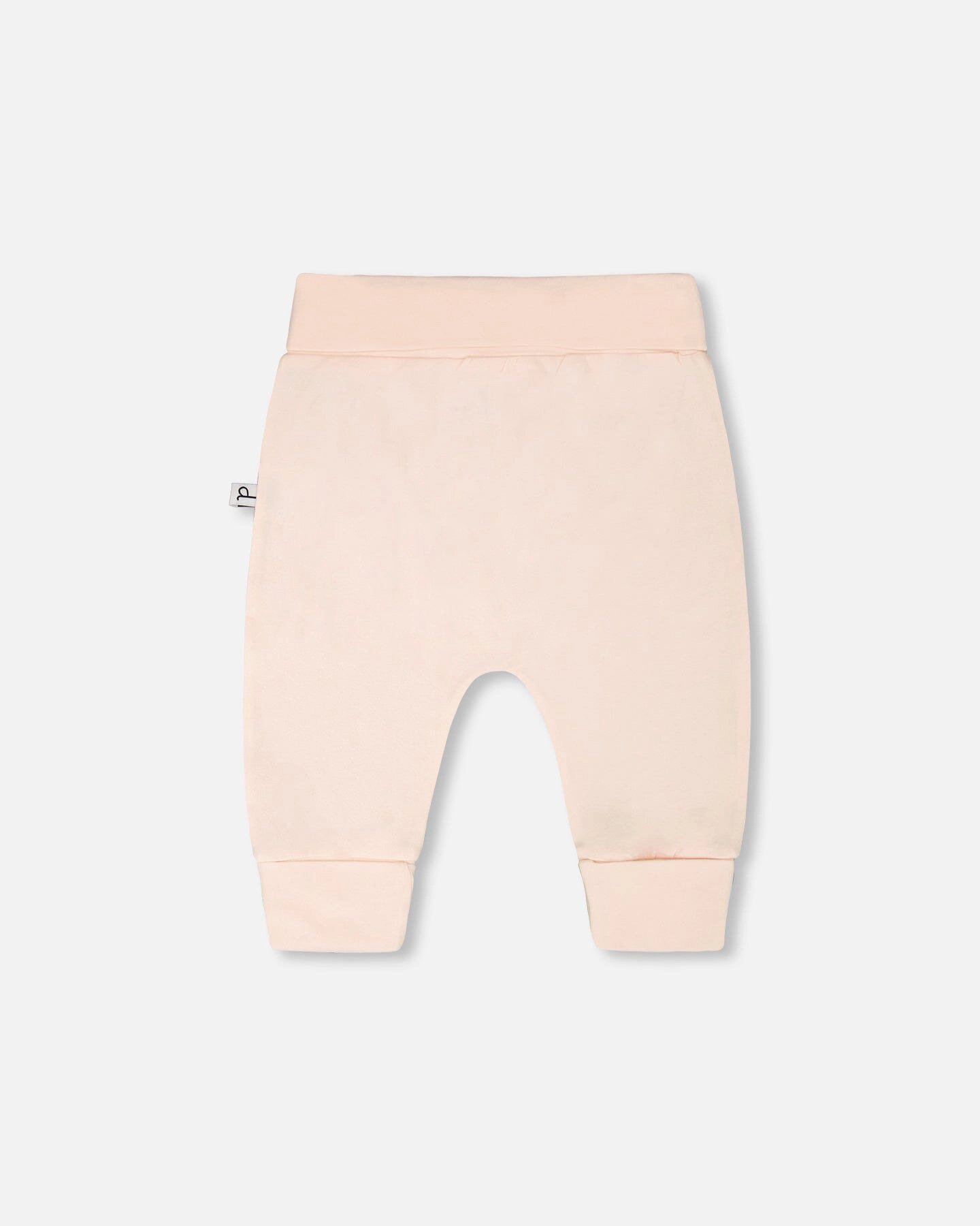 Deux par Girls Organic Cotton Jersey Foldover Waist Evolutive Pants