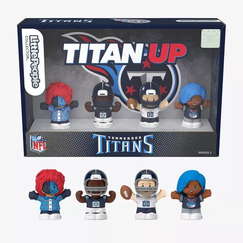 Fisher Price Little People x NFL Collector Tennessee Titans Figure 4-Pack