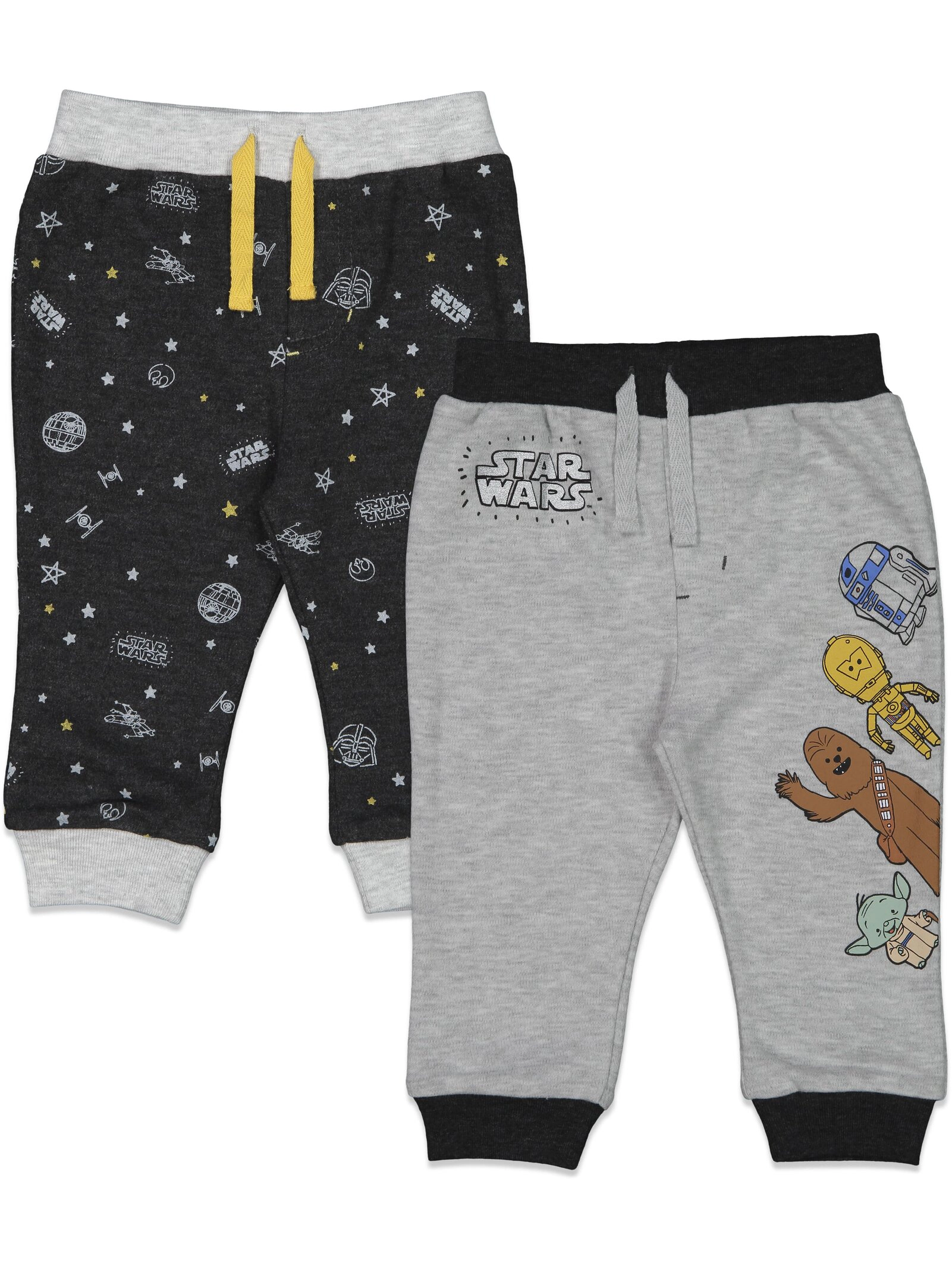 Star Wars Baby Boys' 2-Pack Jogger Pants