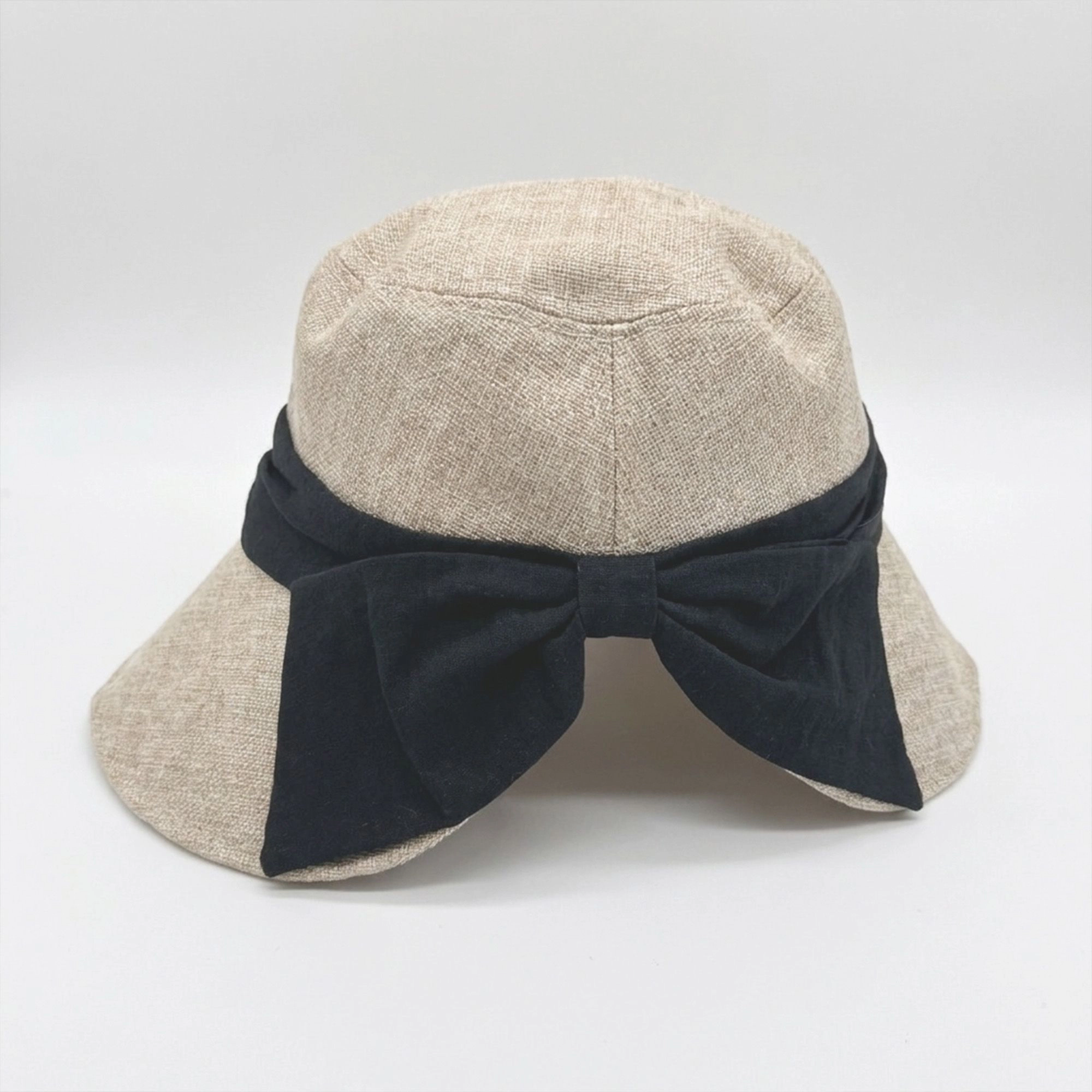 Anna-Kaci Womens Wide Brim Sun Hat with Bow Accent