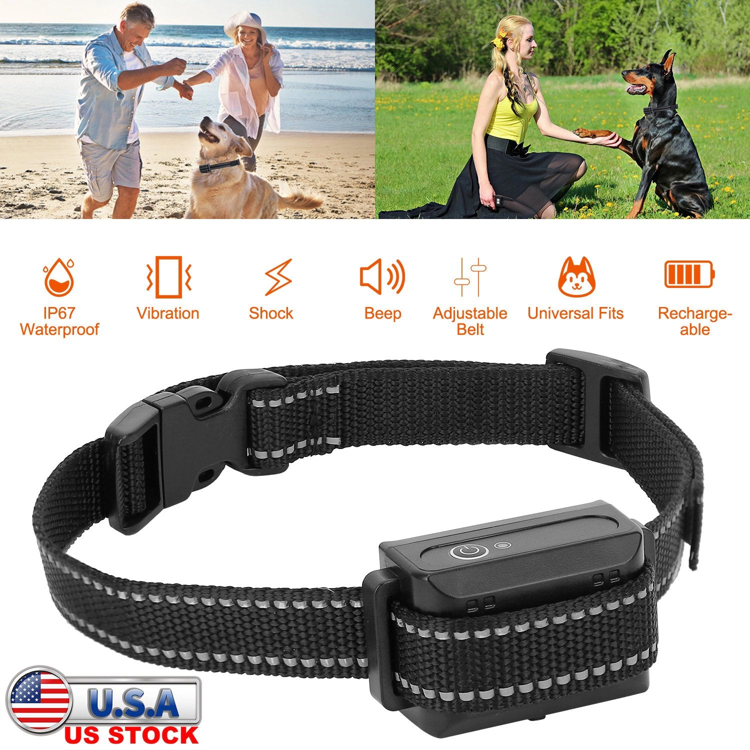 GBruno Waterproof Dog Training Collar Receiver