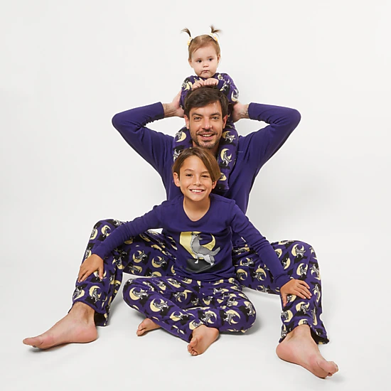 Leveret Baby/Toddler Wolf & Moon Fleece Footed Halloween Pajamas