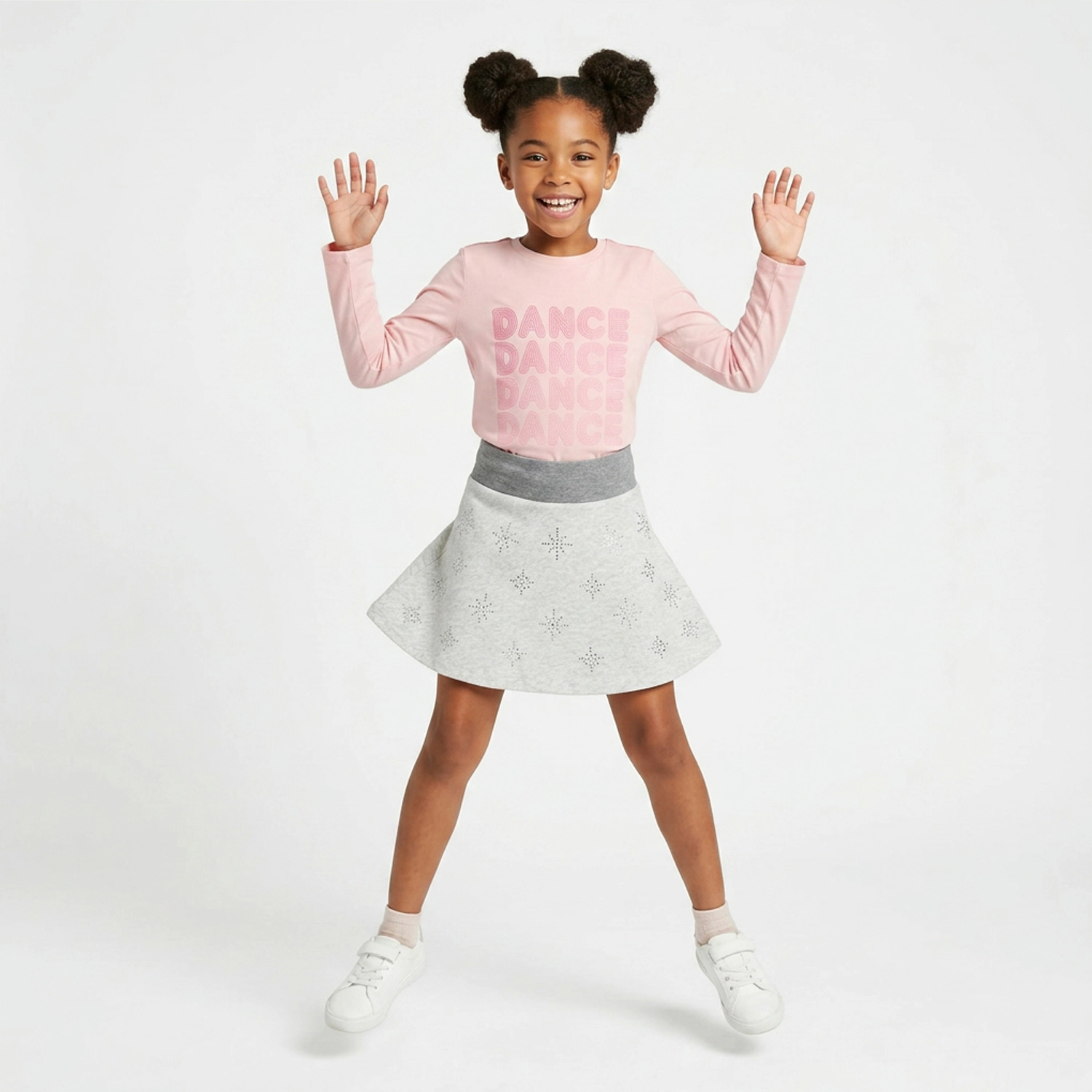 Rockets of Awesome Rhinestone Skater Skirt for Girls