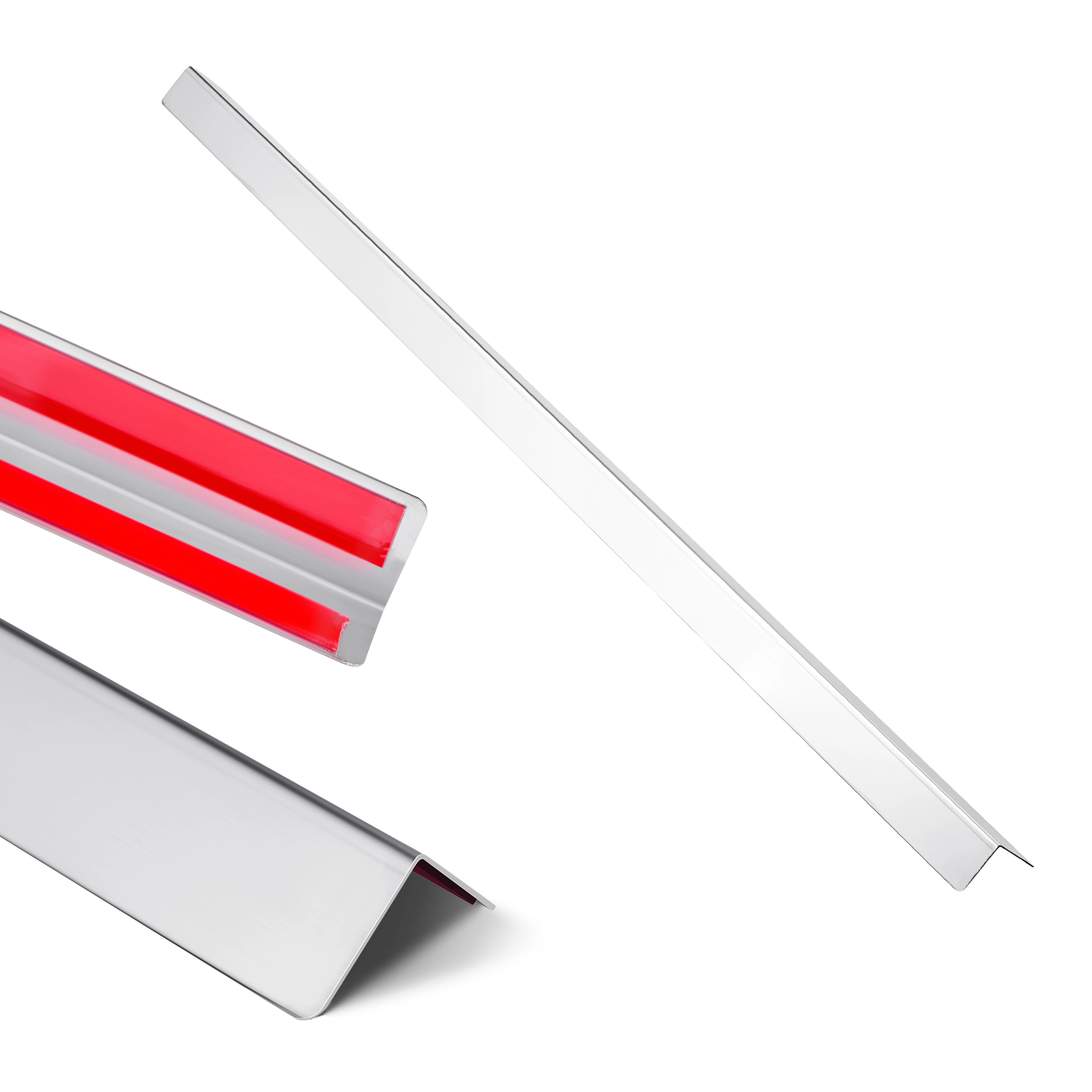 HONGGE Wall Corner Protector Metal Corner Guards Edge Trim 90-Degree Angle for Home Office Commercial Wall Protection