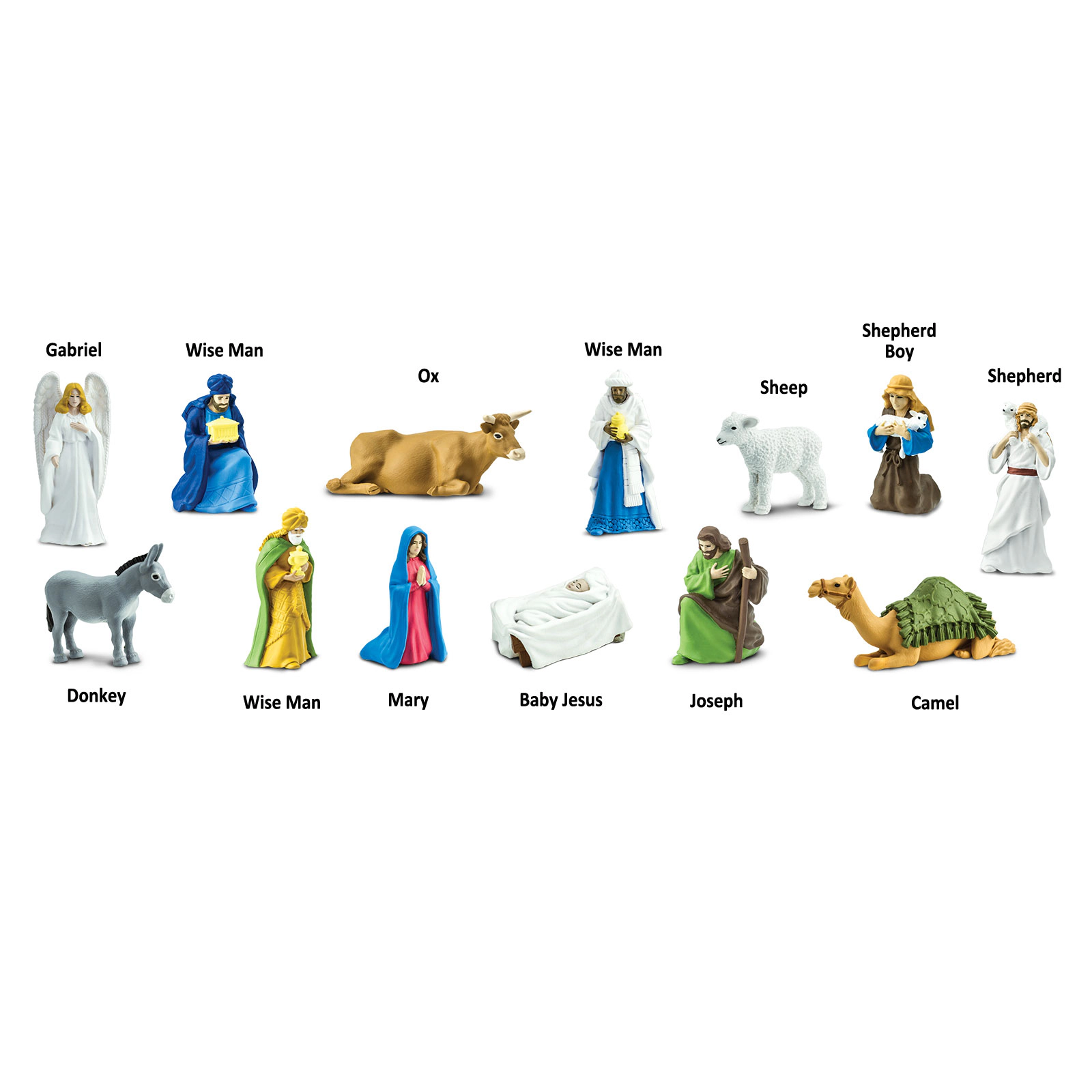 Safari Ltd. - Nativity Super TOOB - contains 13 Mini Figurines