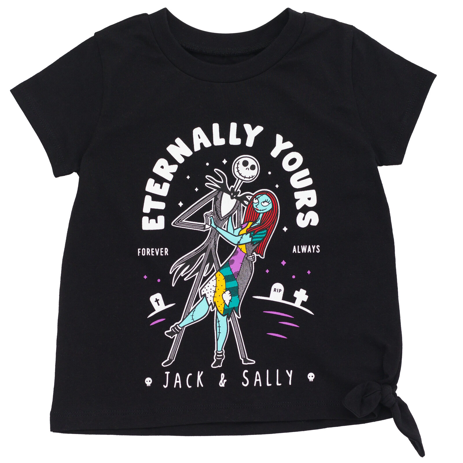 Disney Nightmare Before Christmas Girls' Halloween 2-Piece T-Shirt and Leggings Set