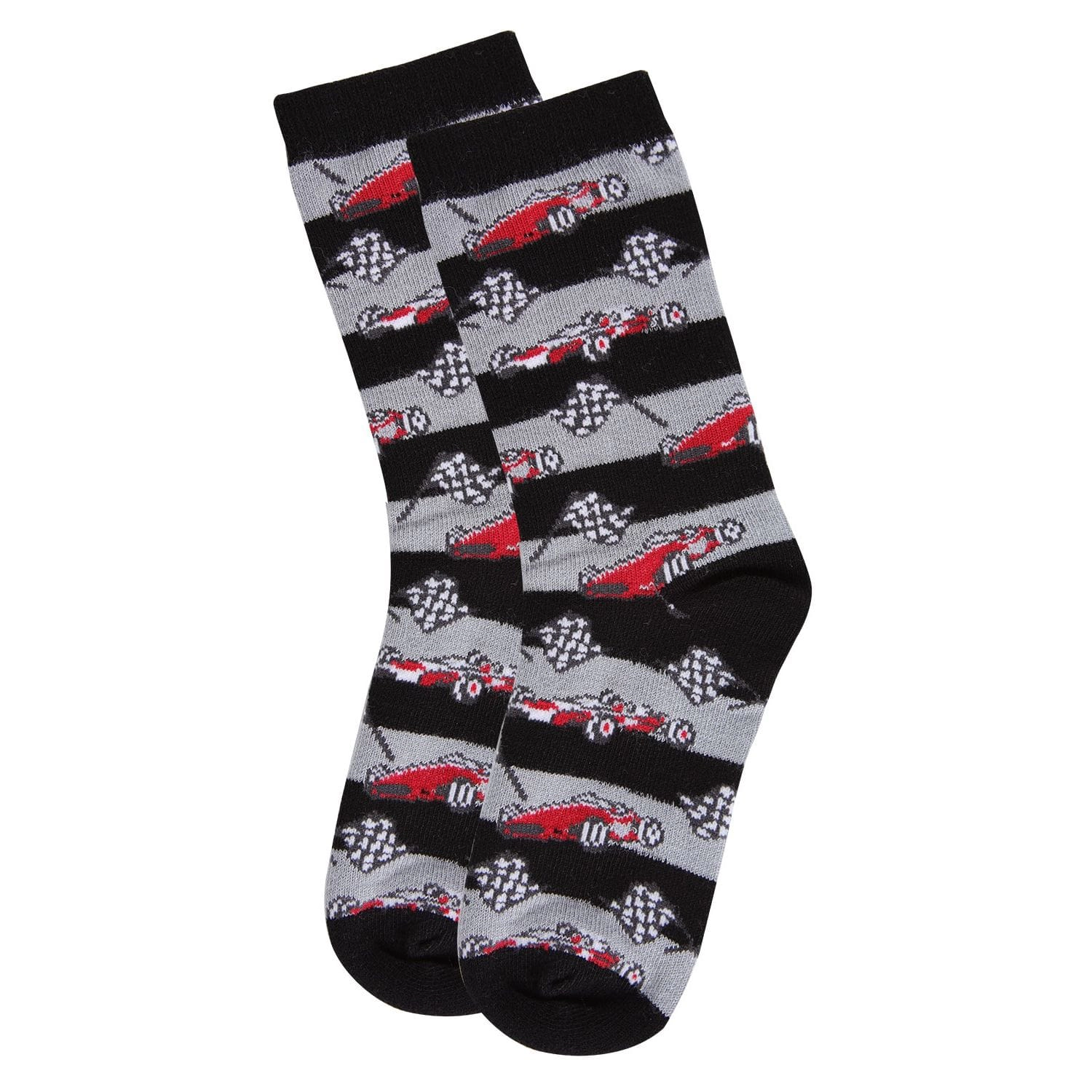 MeMoi Boys' Race Car Rayon from Bamboo Crew Socks