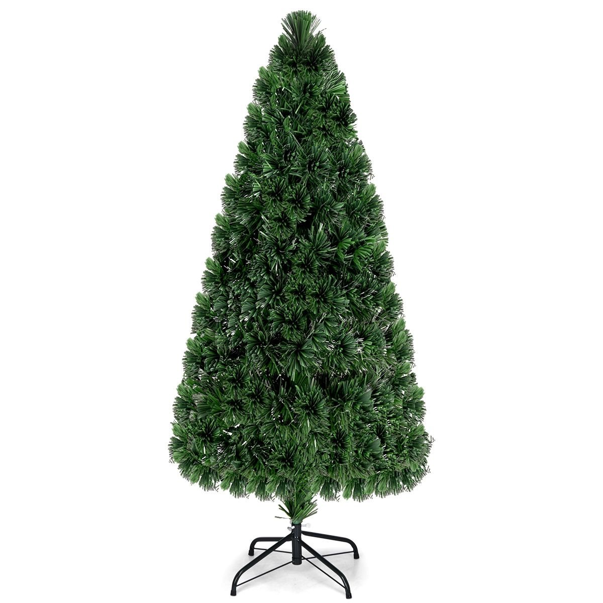 SlickBlue Green Fiber Optic Christmas Tree for Indoor Holiday Décor