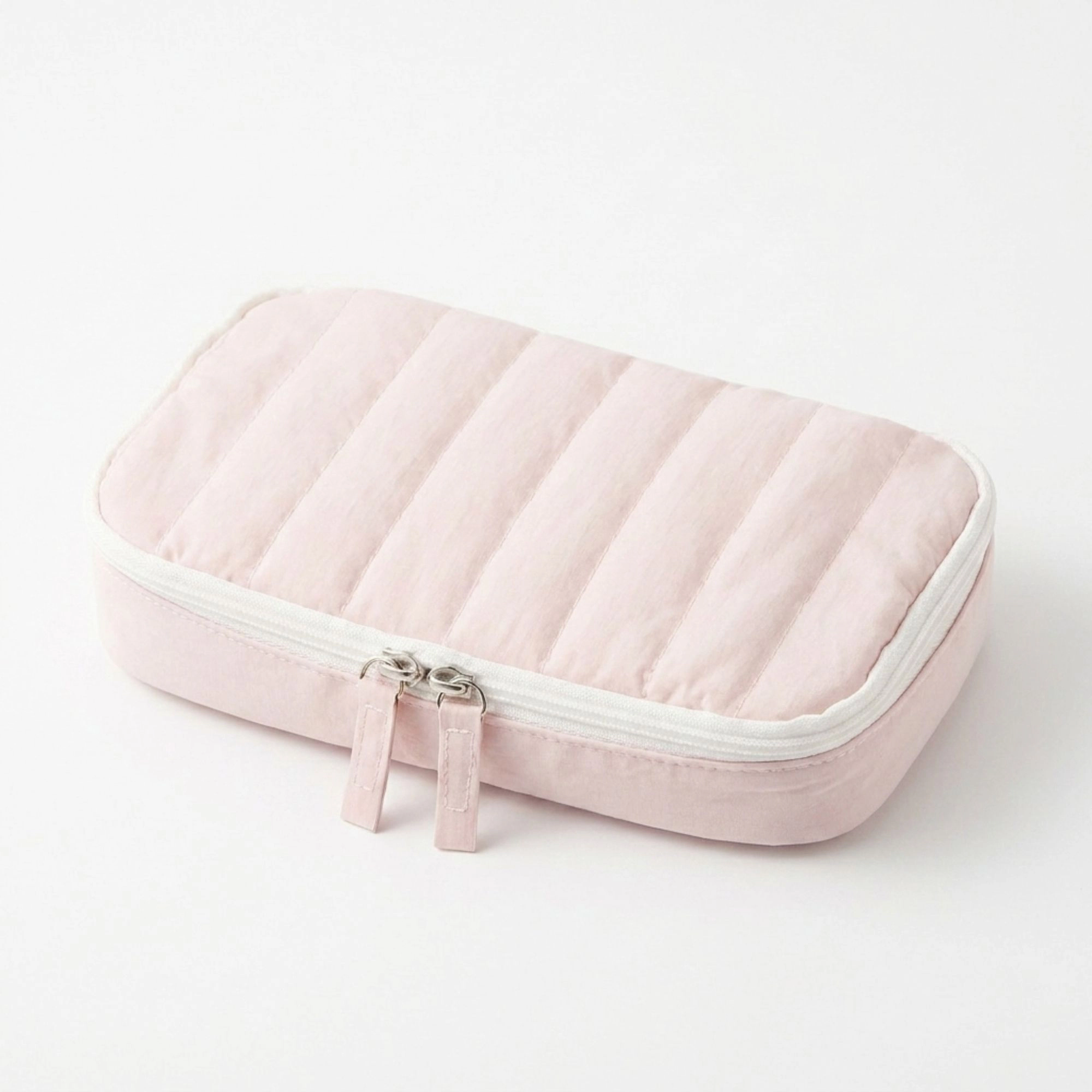 Alilang Unisex Capacity Pencil Case Stationery Organizer Pen Pouch with Mesh Pocket and Double Zipper