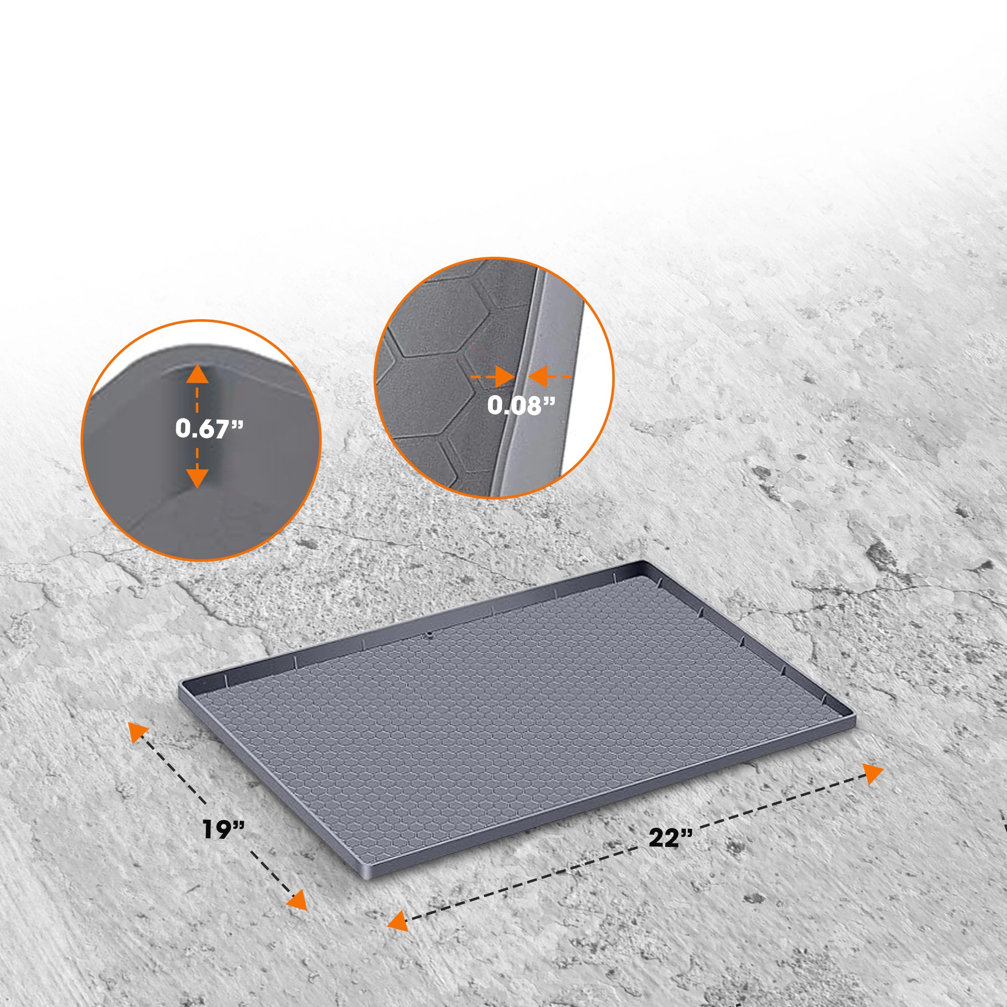 Cheer Collection Premium Silicone Undersink Mat – Waterproof