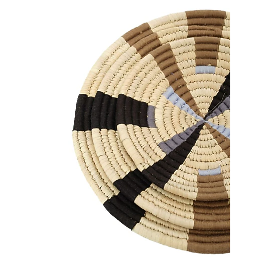 Wicker Village Sabai Grass Wall Basket Decor | Boho Hanging Wall Art ...