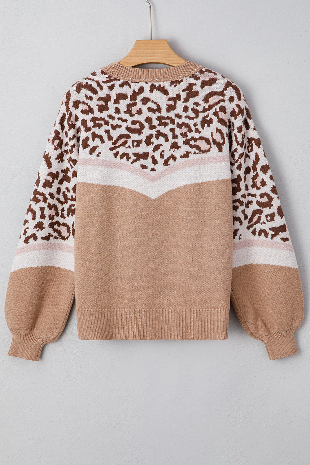Threaded Pear Women's Eliana Block Knit Baggy Sweater