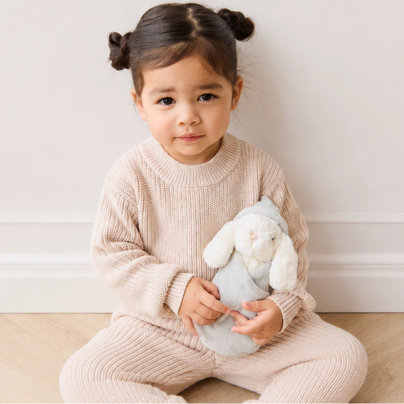 Snuggle Bunnies Sleeping Penelope the Bunny 9"