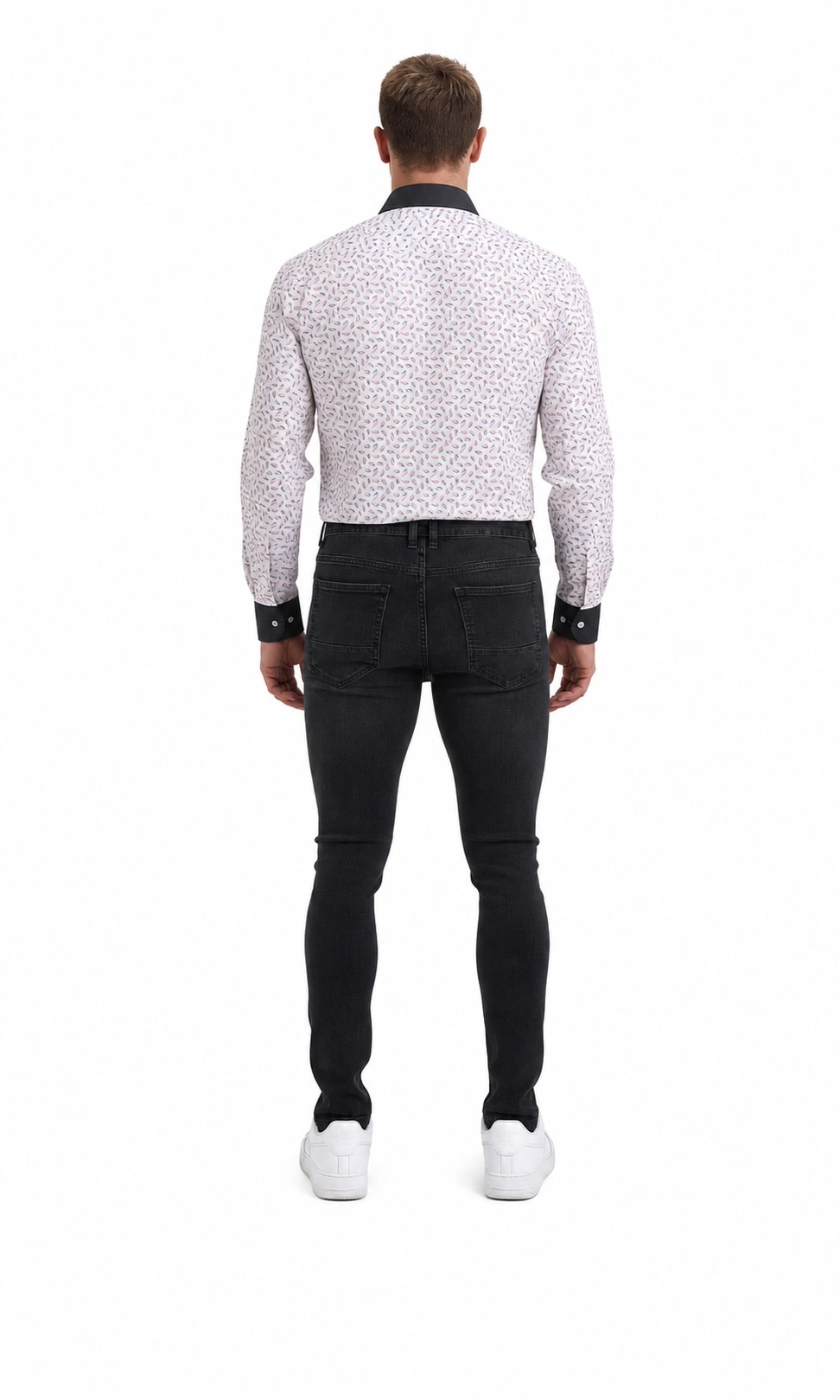 Elie Balleh Slim Fit Mens Classic Button-Down Shirt with Sleek Design
