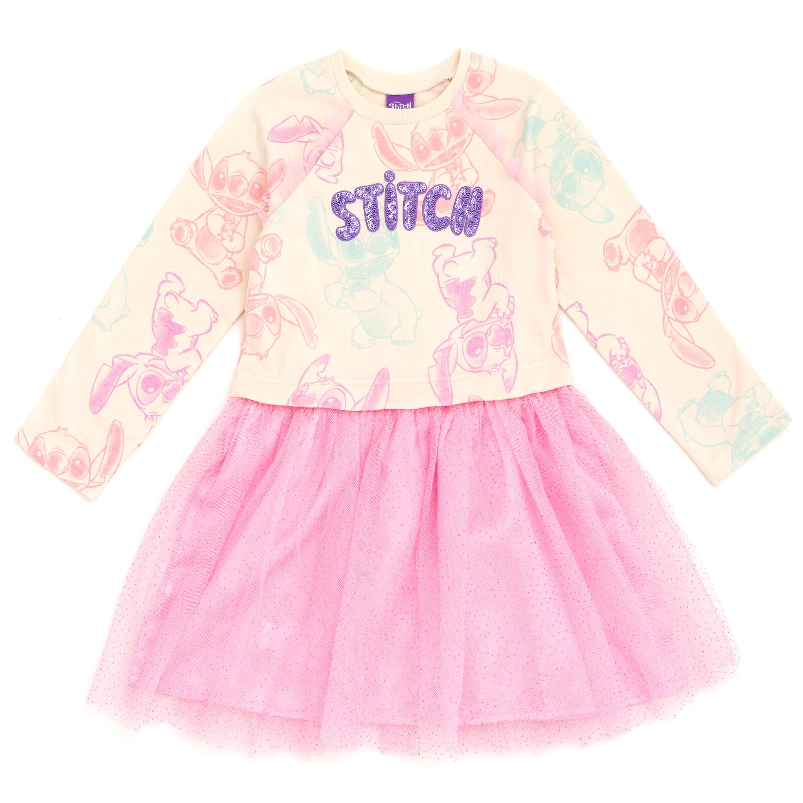 Disney Girls' Long Sleeve Tutu Dress