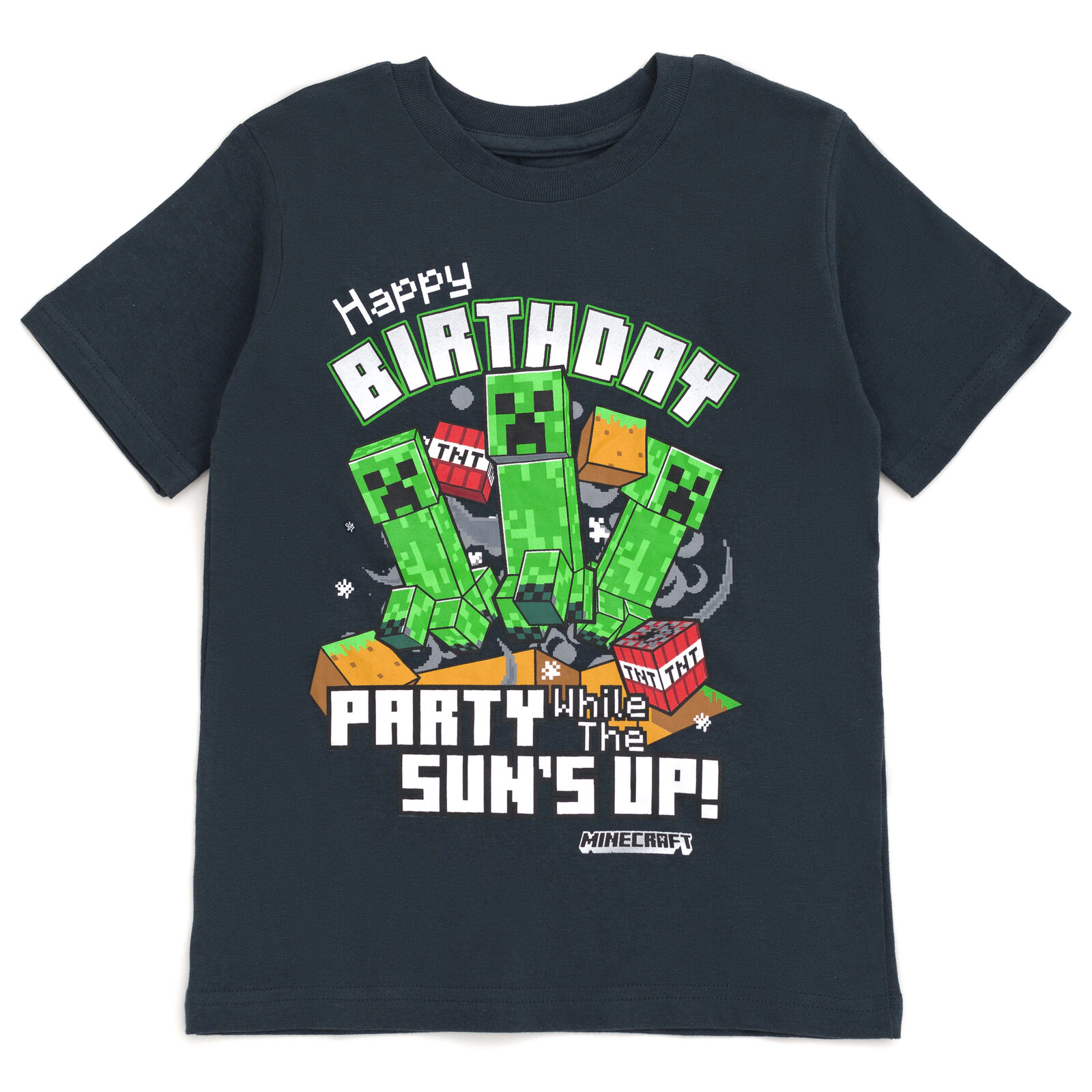 Minecraft Creeper Boys' Birthday T-Shirt