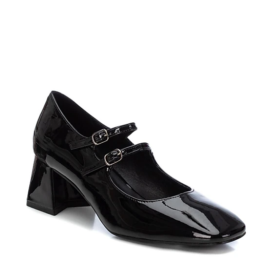 XTI Womens Mary Jane Pumps Block Heel, Square Toe