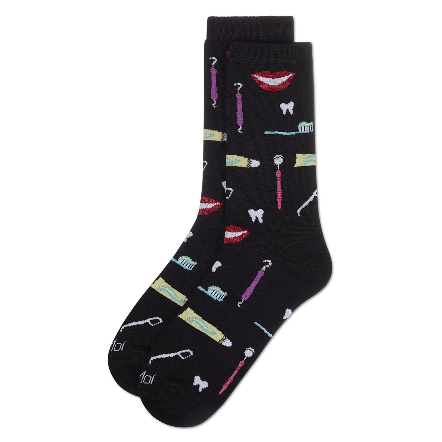 MeMoi Women's Dentist Rayon From Bamboo Crew Socks