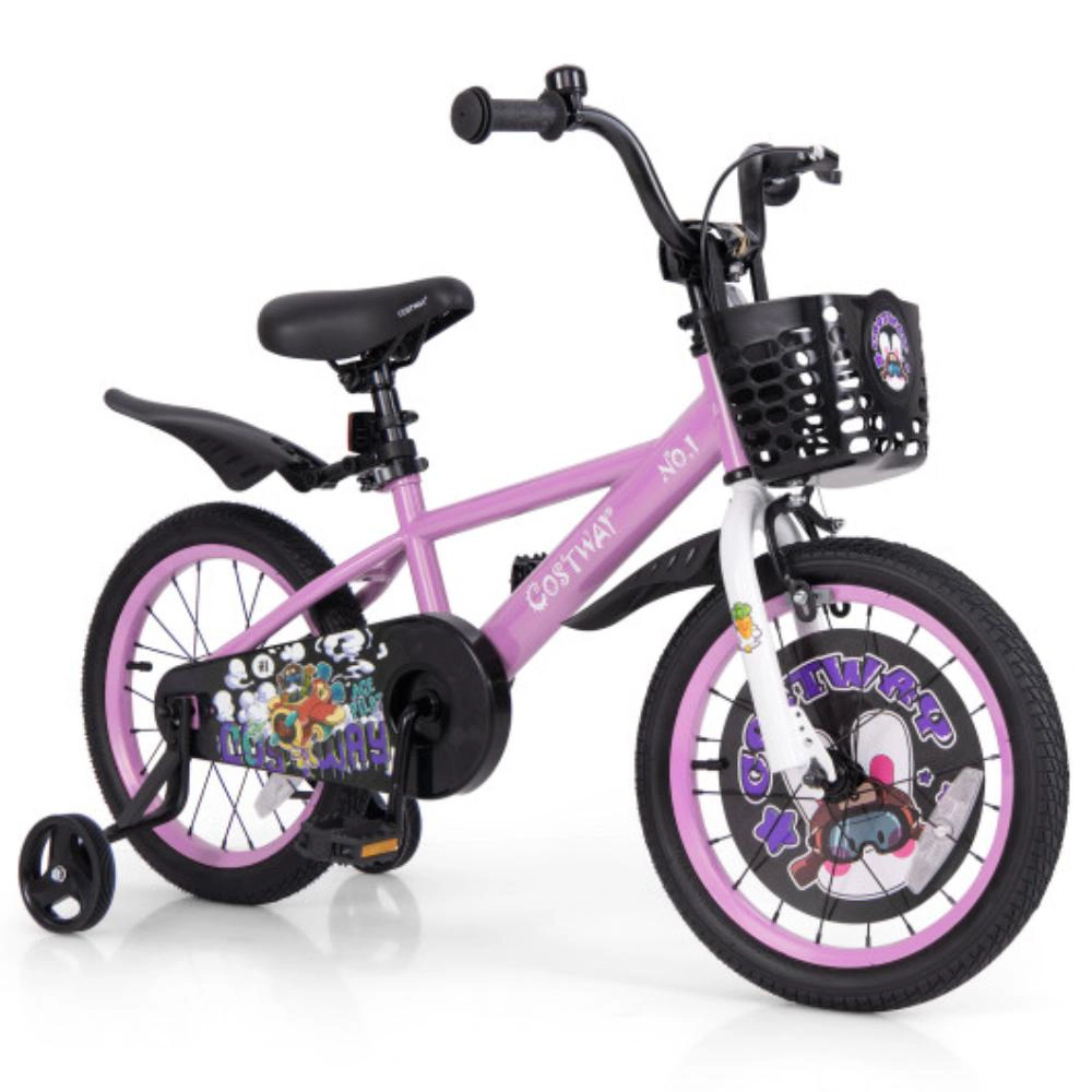 Hivvago 16 Inch Kids Bike for 4-8 Years Old Sport Bicycle with Adjustable Handlebar and Saddle-16 inches